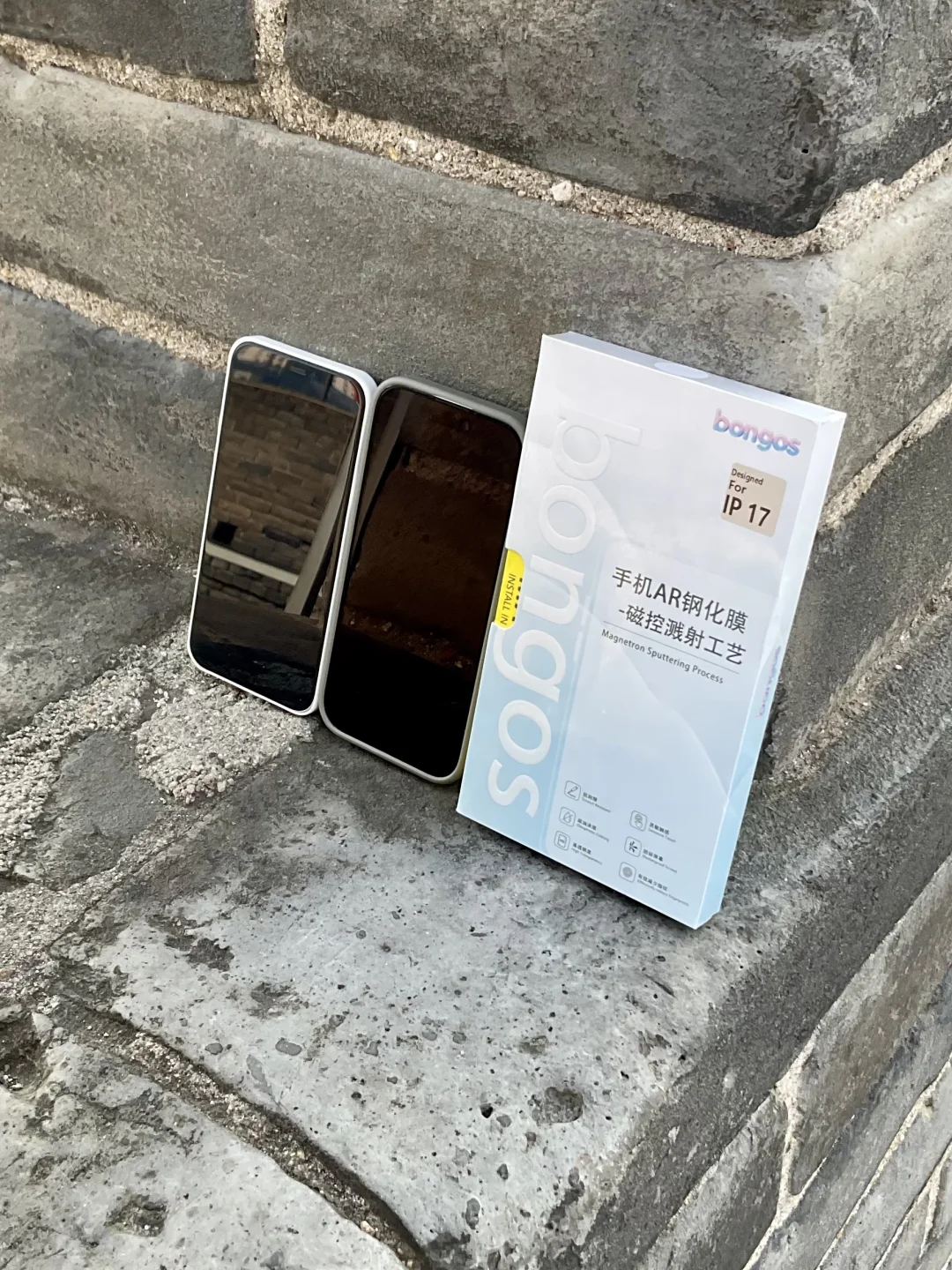 好效果看得见，bongos手机降反钢化膜！