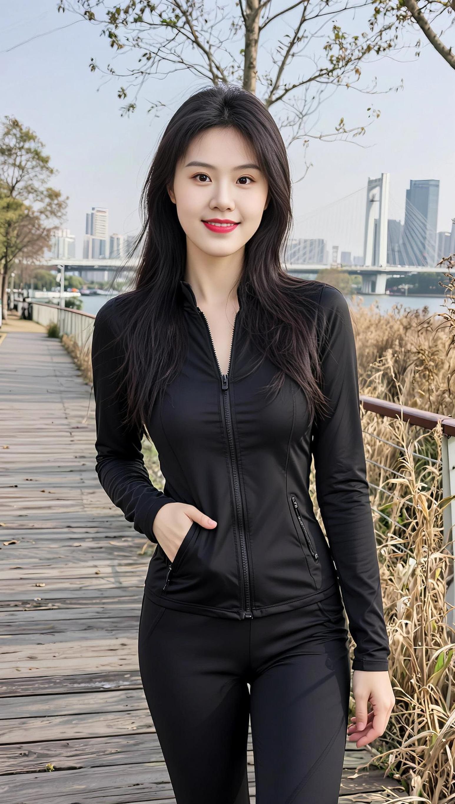 <p>AI户外健身照 随变ai随便玩 小宝户外健身超吸睛！健身服完美衬...