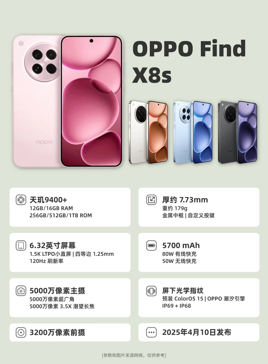 OPPO Find X8s/X8s+/X8 Ultra提前看！