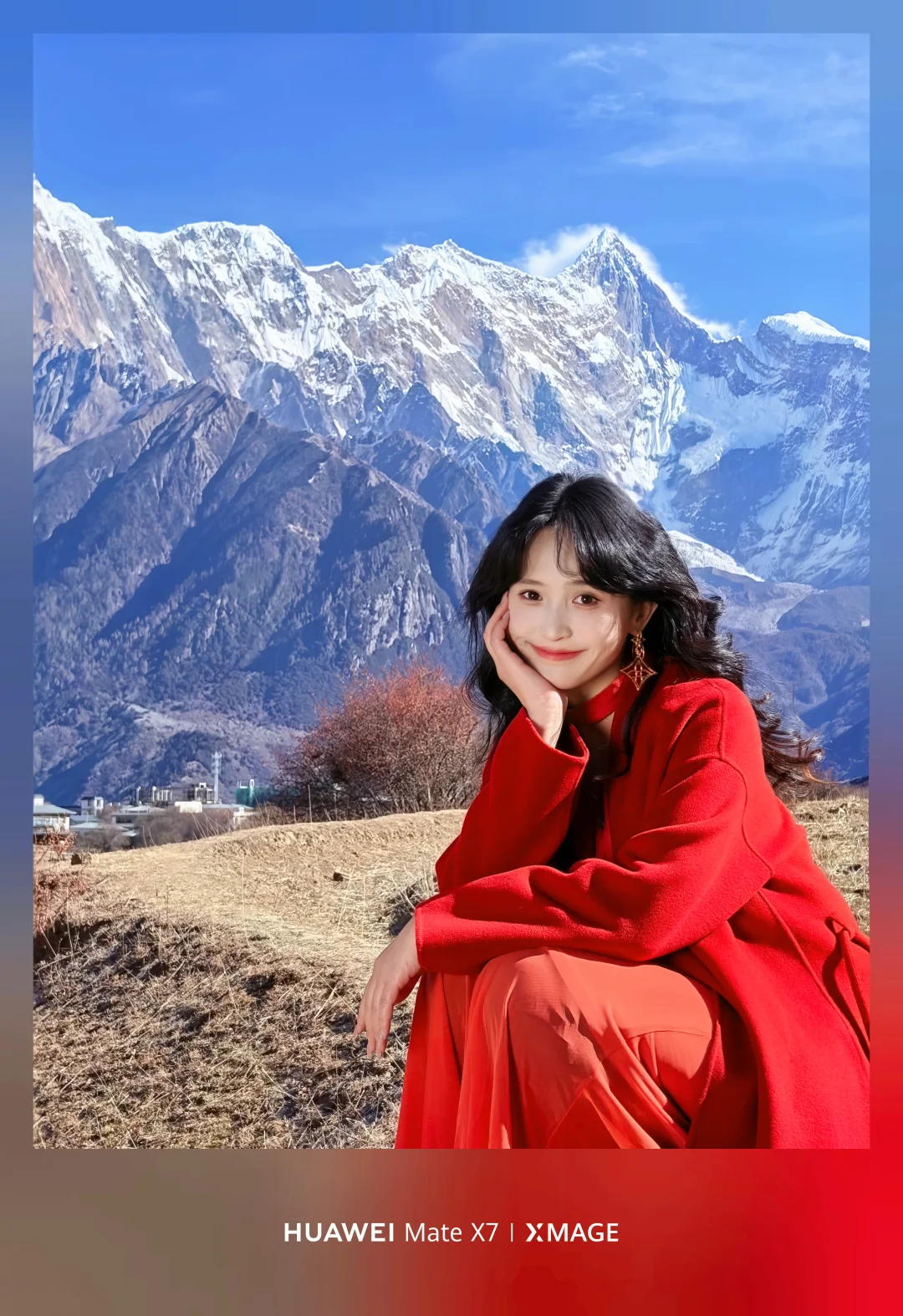 在南伽巴瓦峰下⛰️拍到了我人生照片！！！！