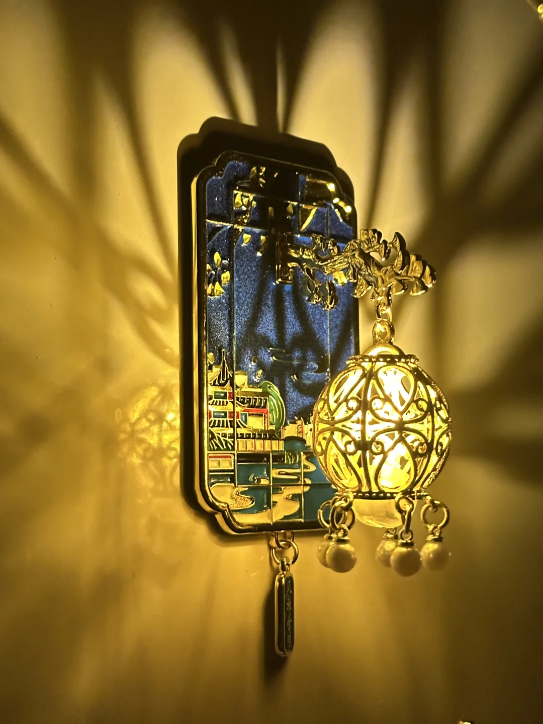 南京夫子庙丨带回超绝发光冰箱贴‼️美哭了😭