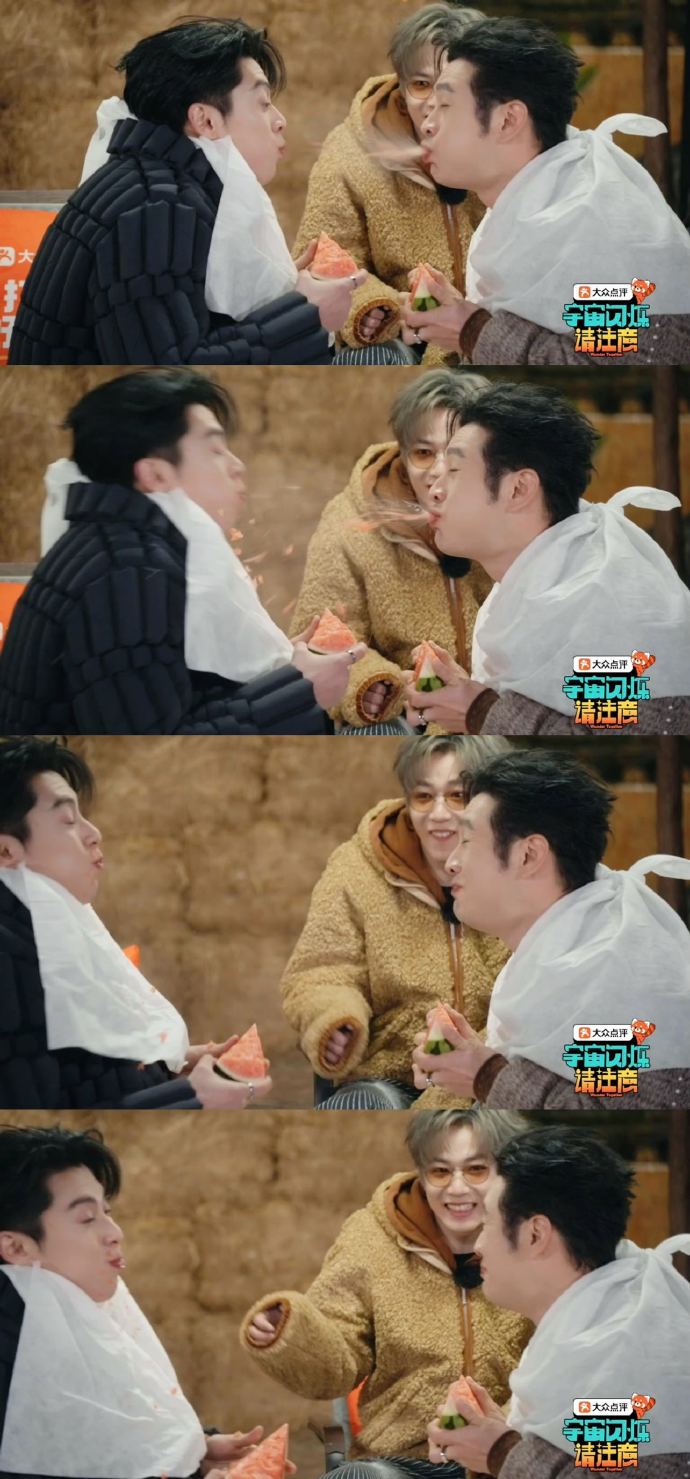 王鹤棣与西瓜的爆笑不解之缘！从神还原西瓜头到被“西瓜雨”突袭暴击，综艺...