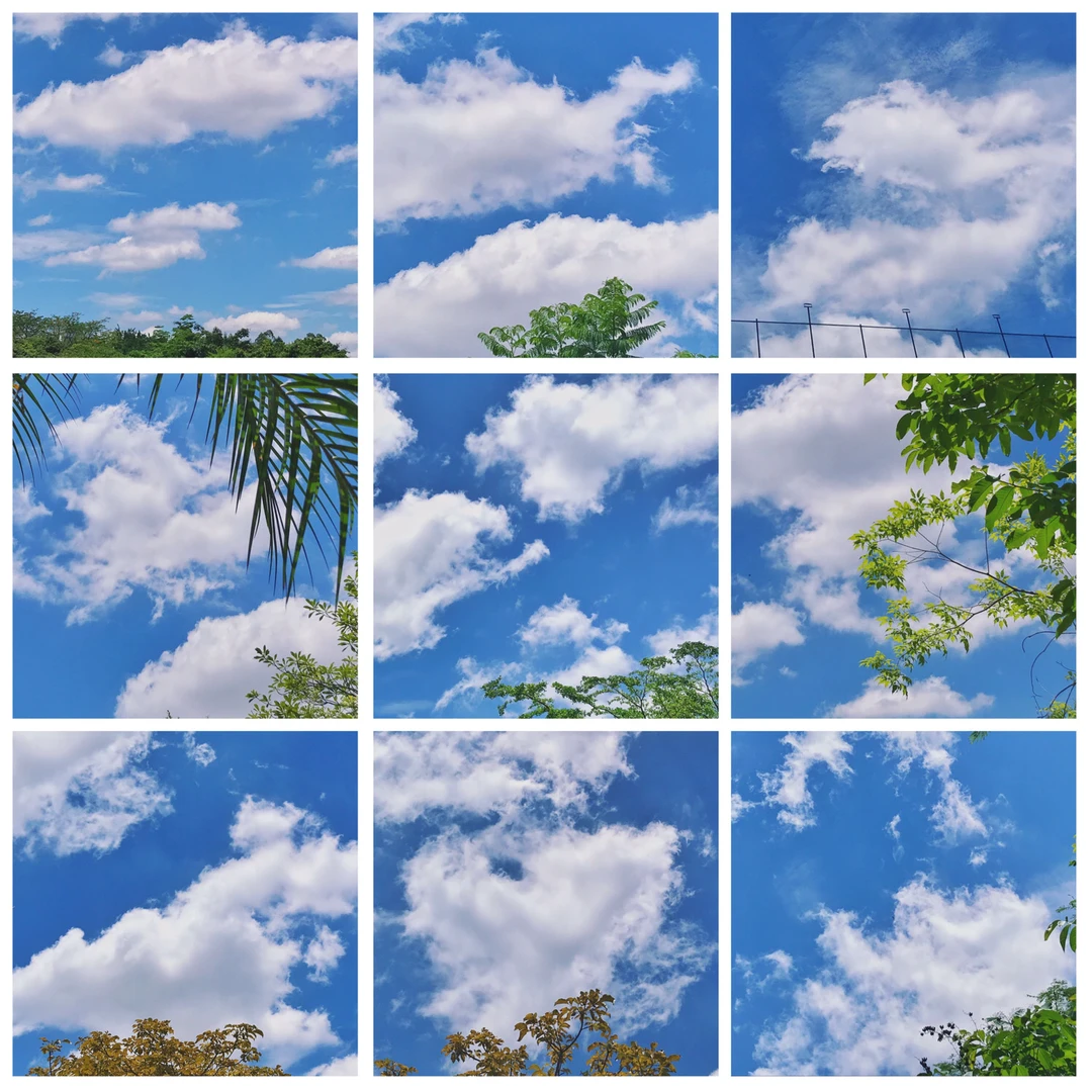 深圳的蓝天白云