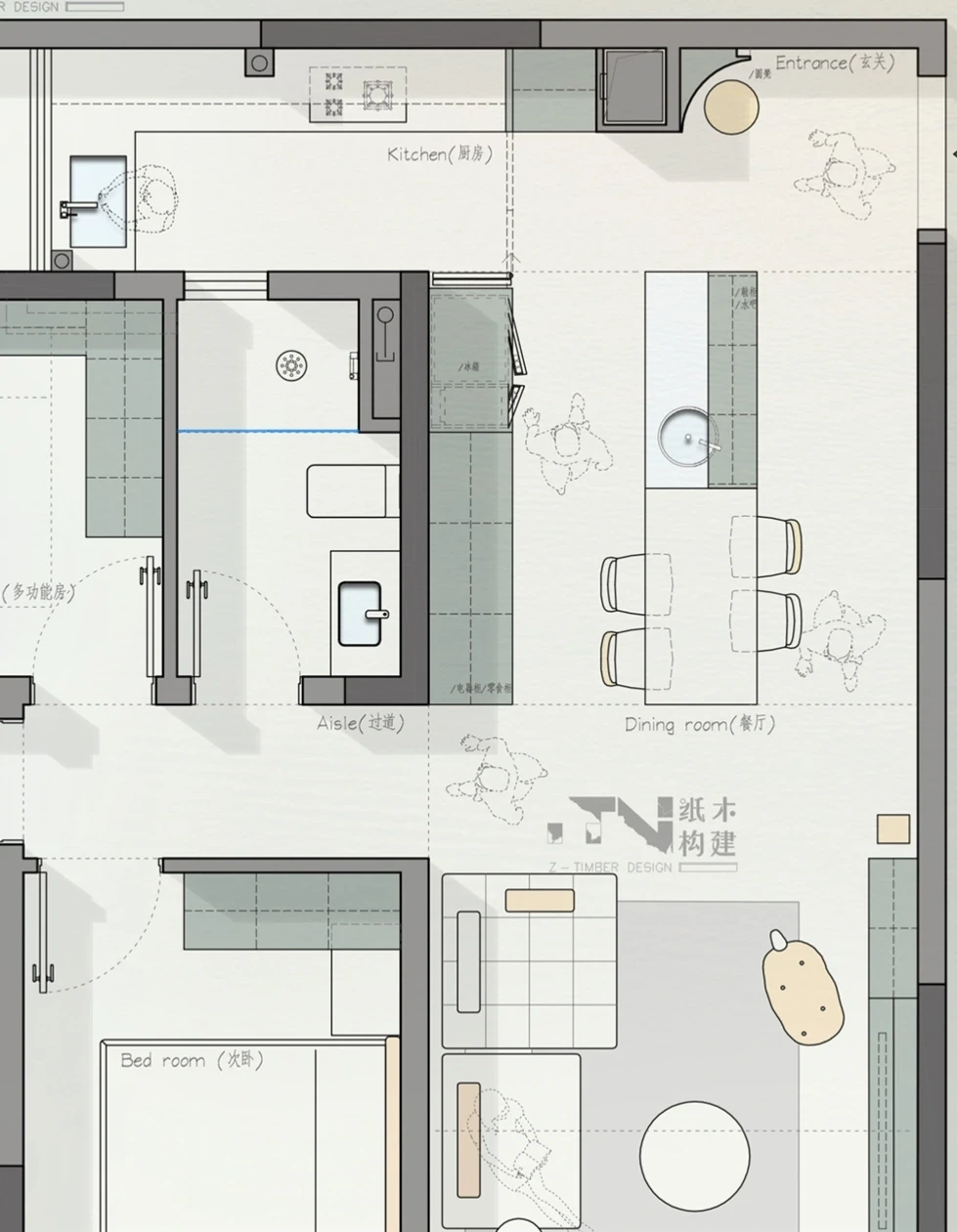 88㎡经典户型改造｜厨房4版改造方案