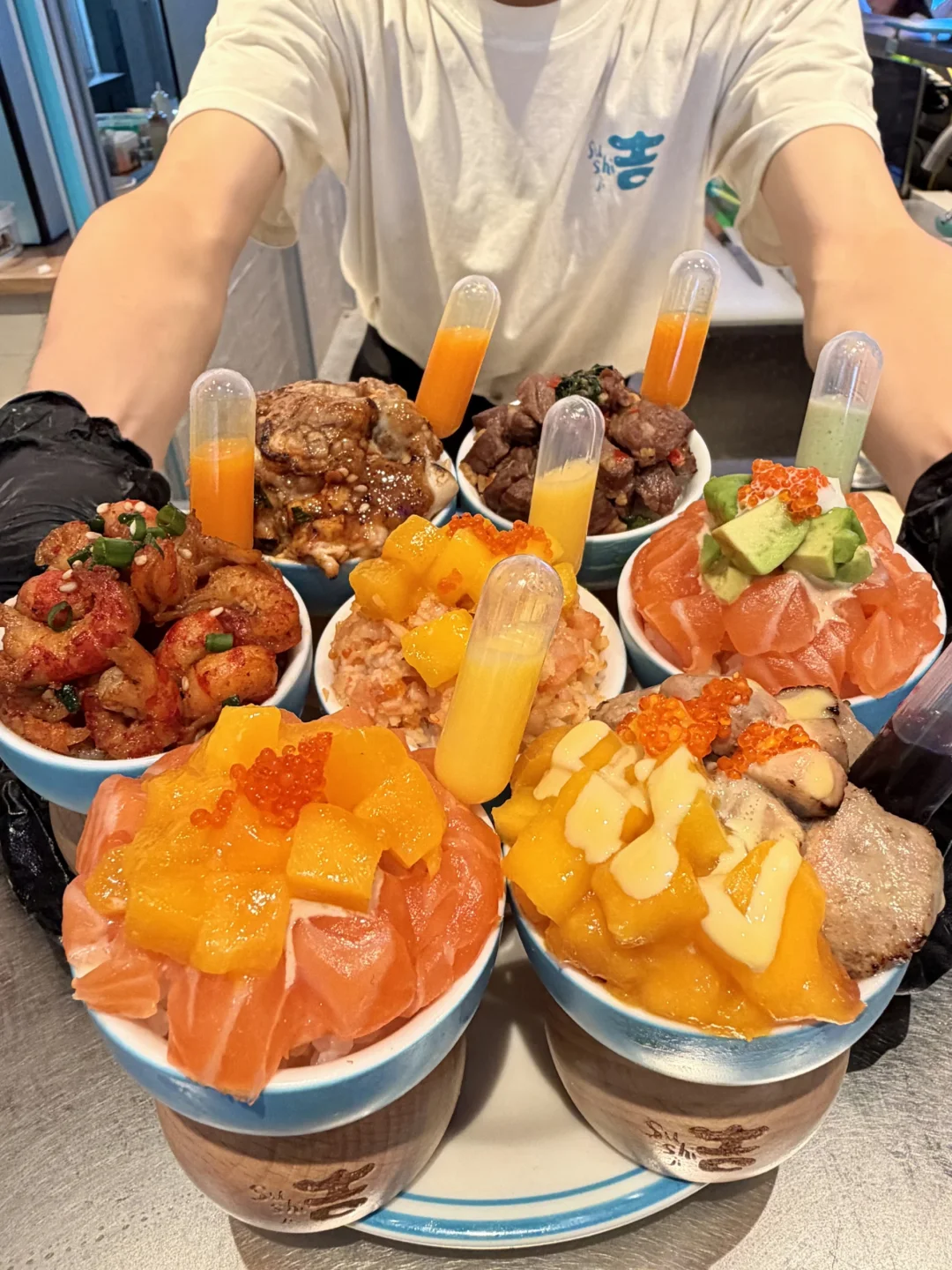 长沙新开的！！一人食mini饭！好可爱🥹🥹