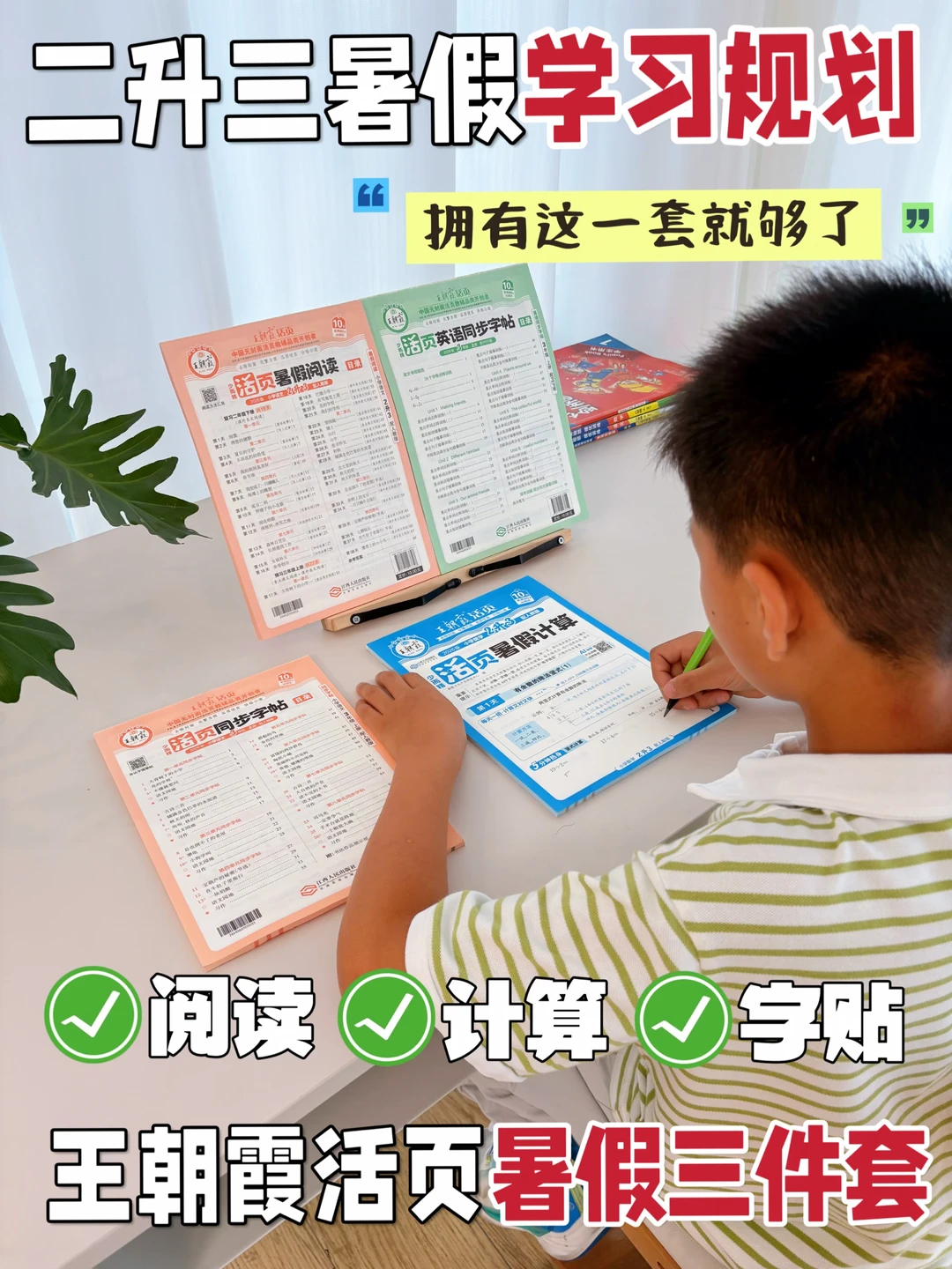 不费妈！暑假学习计划直接抄作业