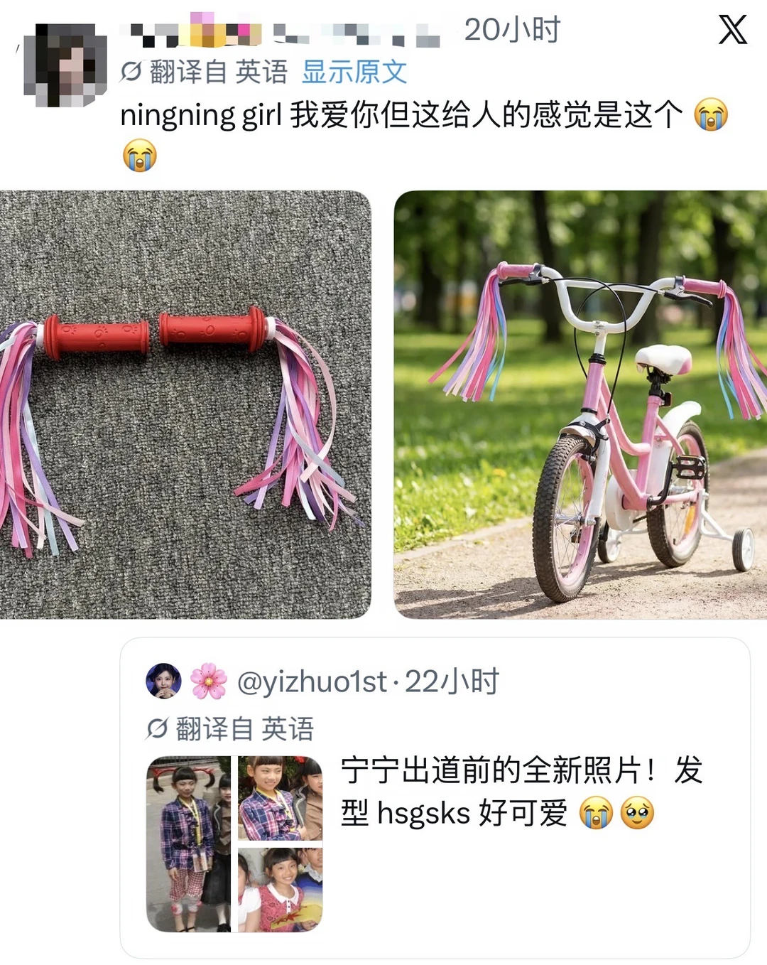 宁宁，但自行车把手