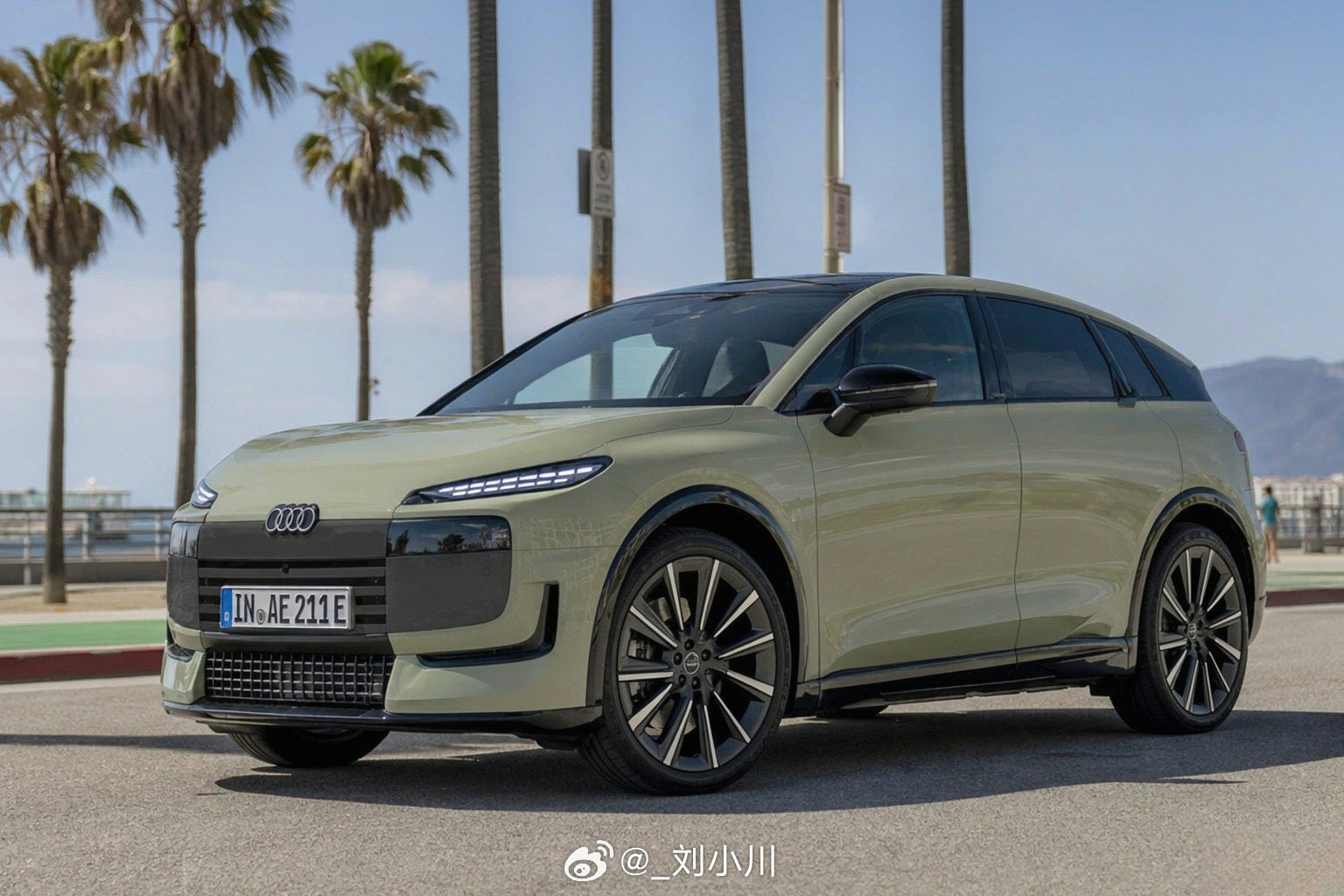 #奥迪[超话]##全新奥迪A2 e-tron前瞻# 
给全新奥迪A2 e-tron预热一波！附上一组新车效果图，我给搭配了4种轮毂造型，大家觉得哪个最好看[举手] ​​​