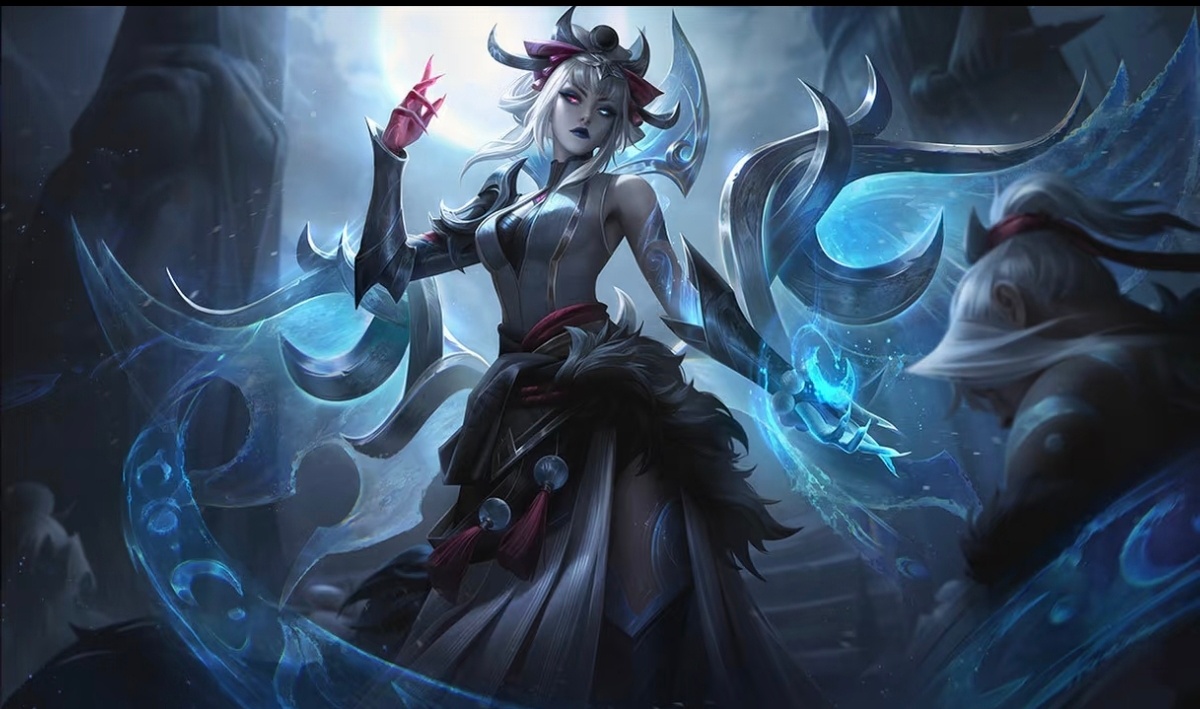 LOL手游女帝皮肤首发5. 翅膀虽被禁锢，灵魂自由，不屑世俗的评判 ​​​
