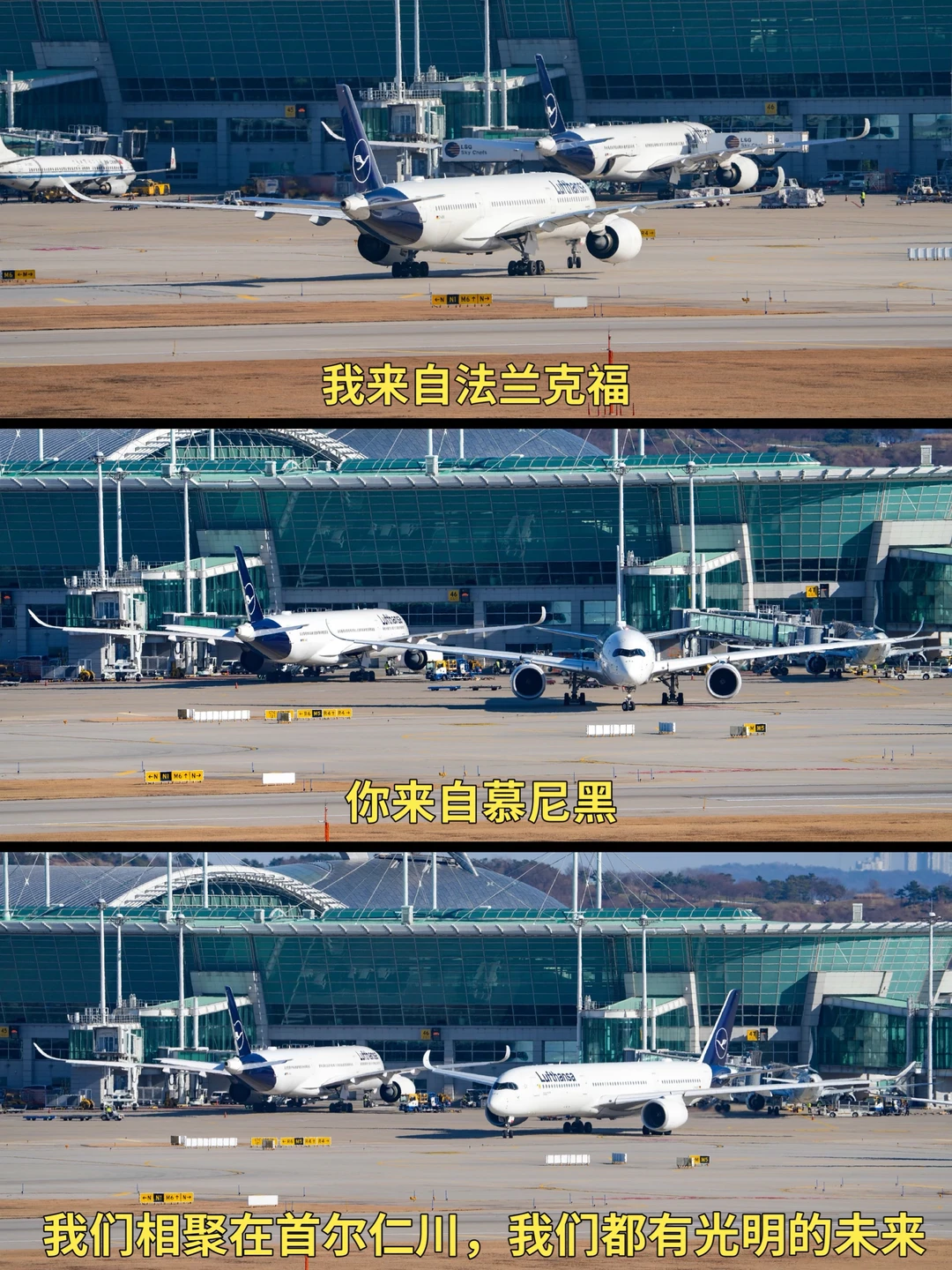 再见，汉莎航空8架A350-900老涂装❗️
