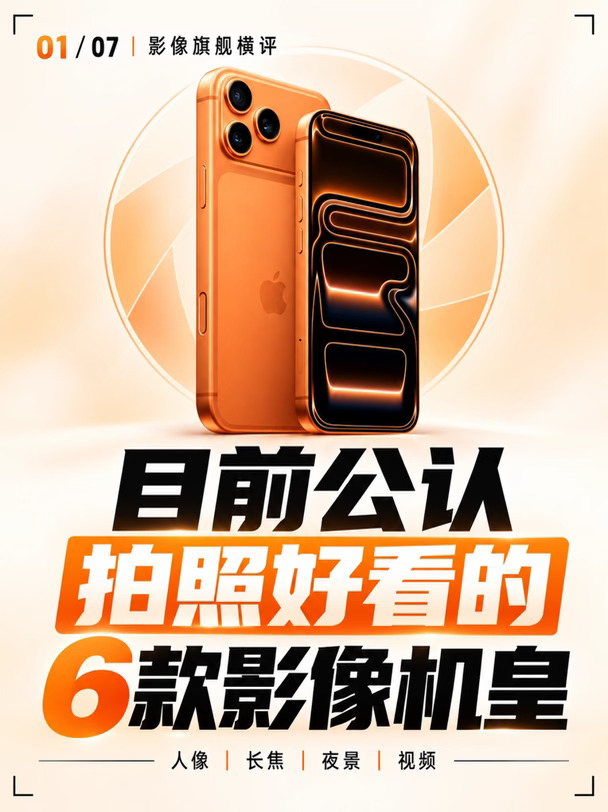 目前6款公认的影像机皇✅性能旗舰