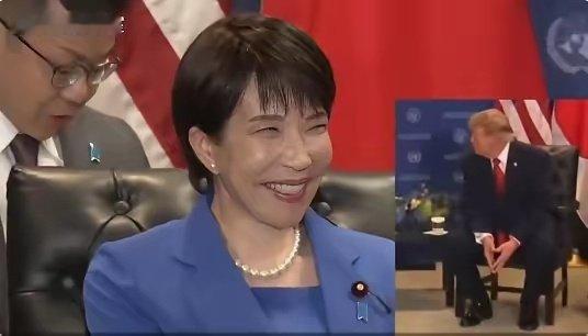 高市早苗抢先约见特朗普，发布会频频看向对方。但特朗普反应冷淡，真替她感到尴尬。 ​