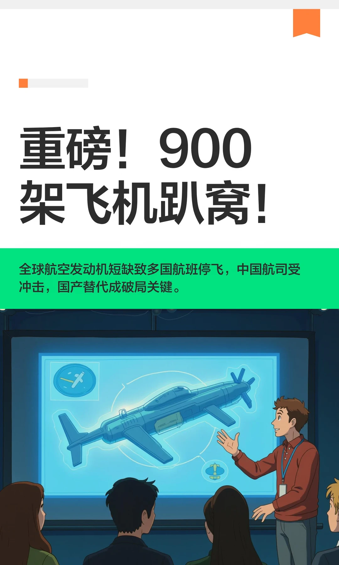 重磅！900架飞机趴窝！