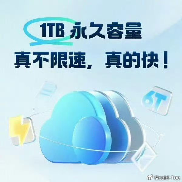 UC网盘浮力！每月都发1TB永久免费空间权益给大家哈！需要的赶紧领取。...