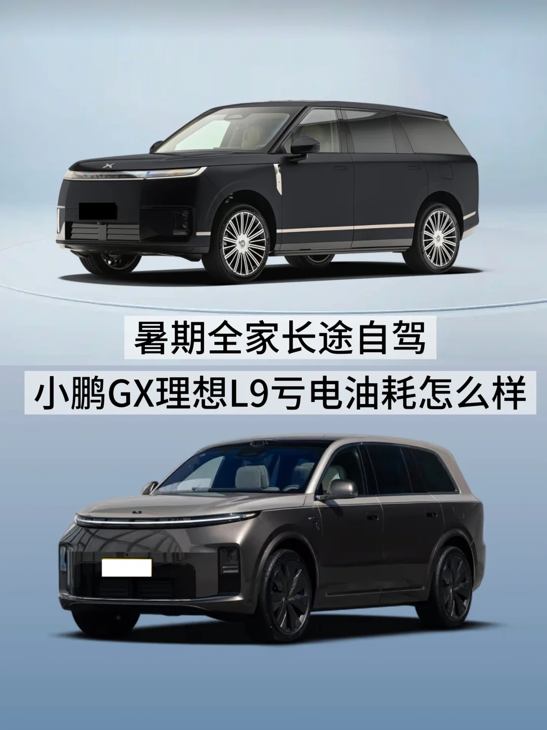 暑期全家长途自驾 小鹏GX理想L9亏电油耗怎