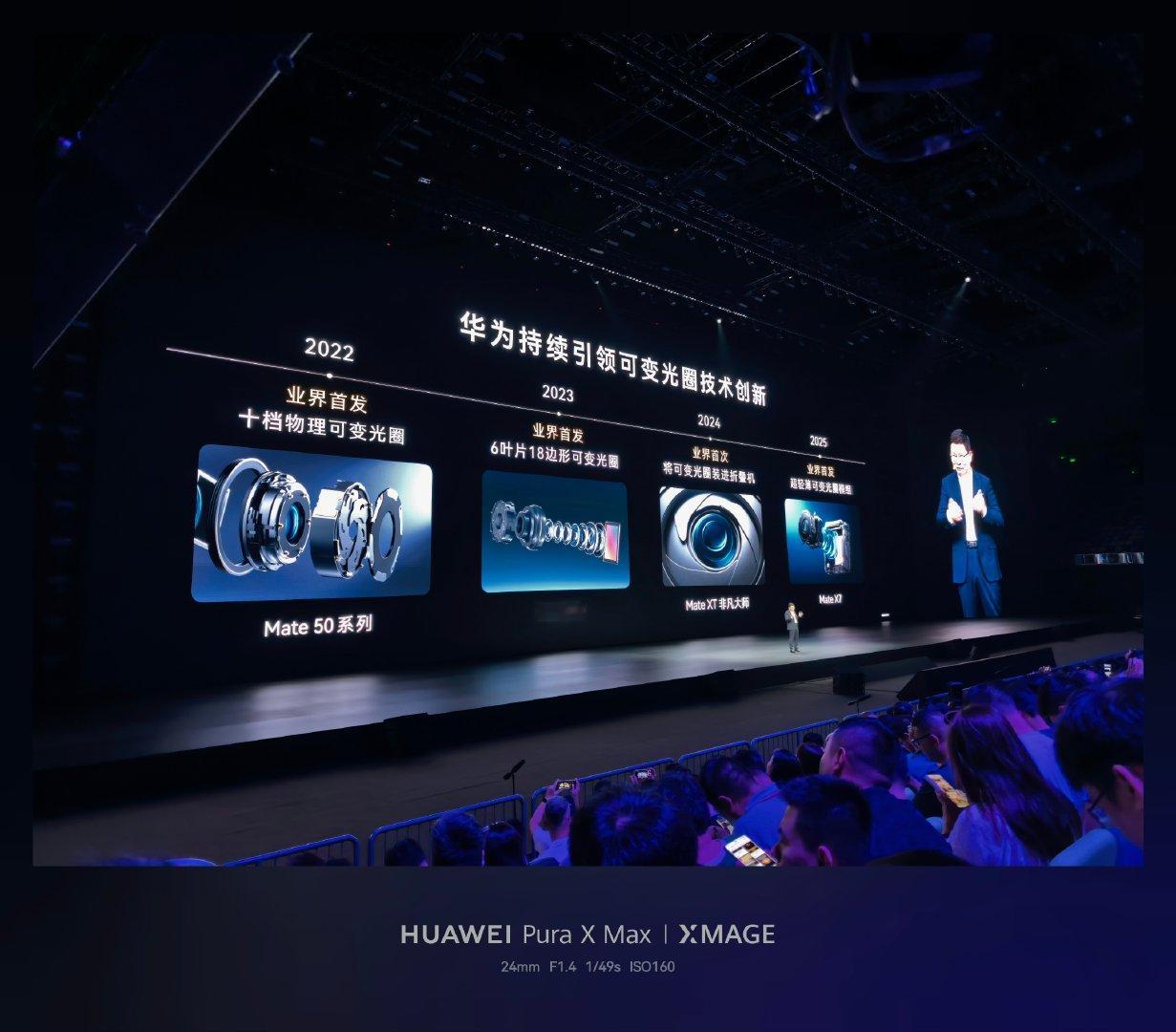 华为Mate XT2 影像配置如图，依然全RYYB
并且主摄支持连续可变光圈
特地提了一下引领可变光圈

毕竟，iPhone 18 Pro Max也要可变光圈了[捂嘴哭] ​