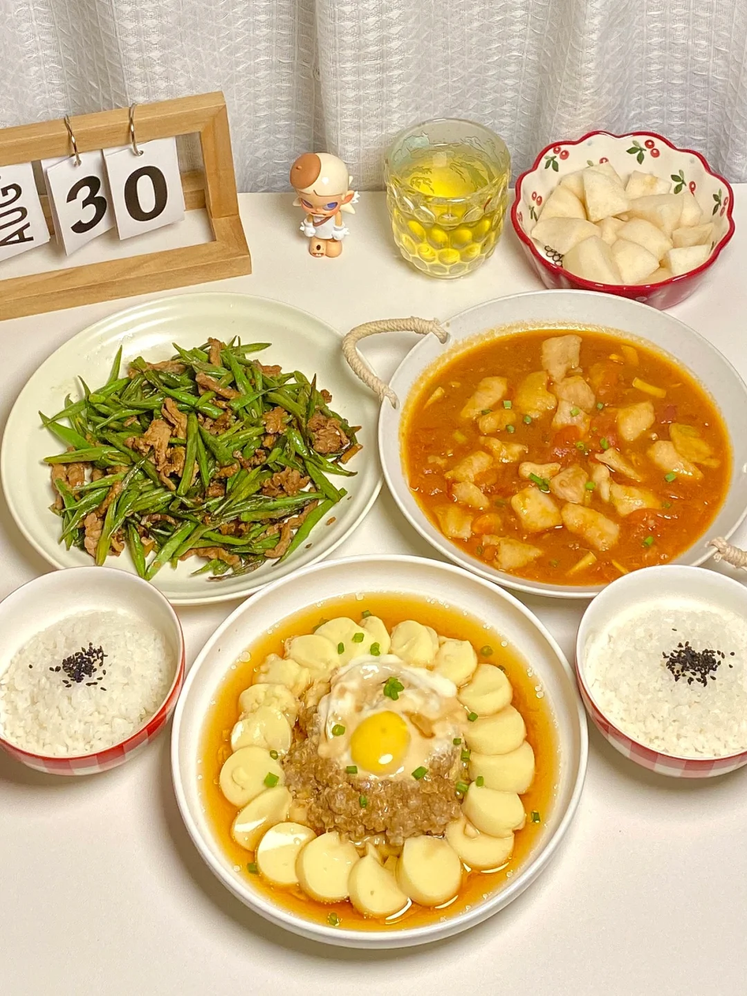 两人食｜今天的🍅番茄鱼块格外的下饭❗️