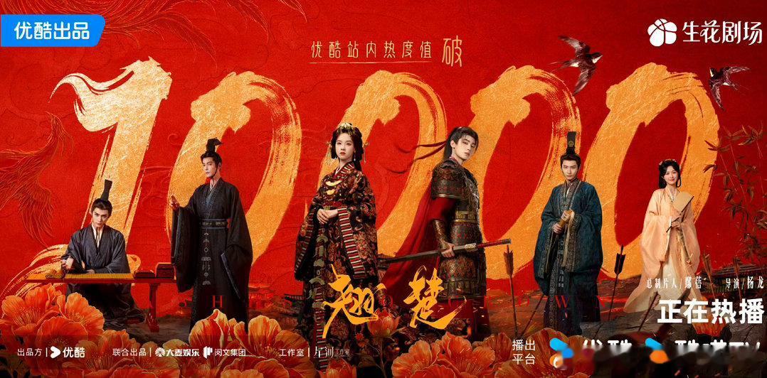 翘楚热度成功破万！一路步履不停，收获满满喜爱。每一份数据背后，都是大...
