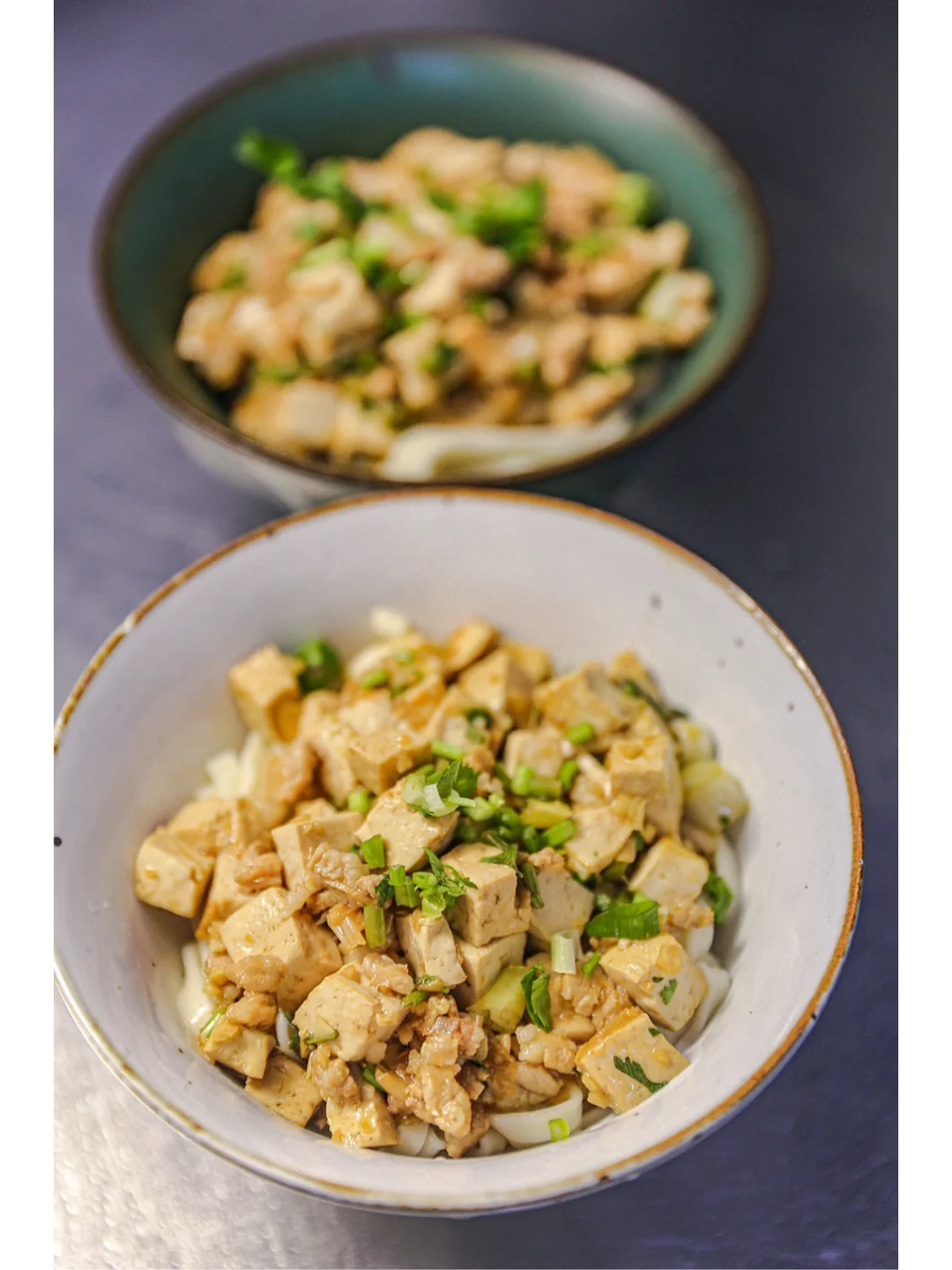 坚持做1000种面不重样（164）肉沫豆腐拌面