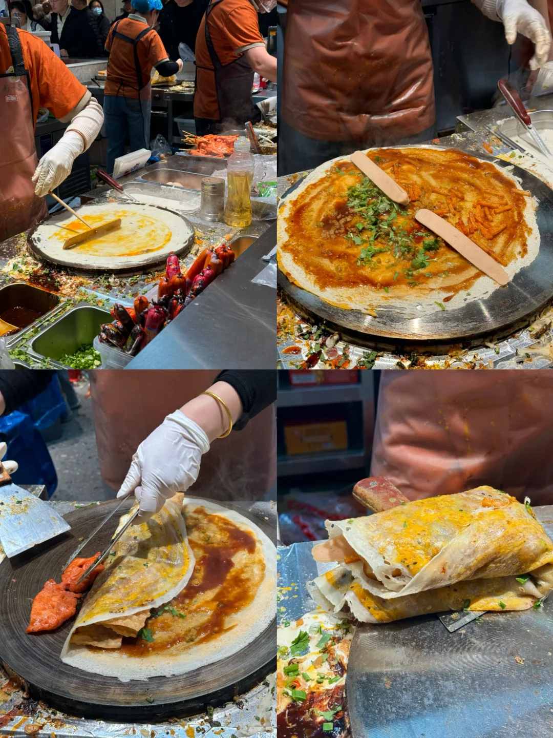 鸡蛋饼里你们一定要放什么