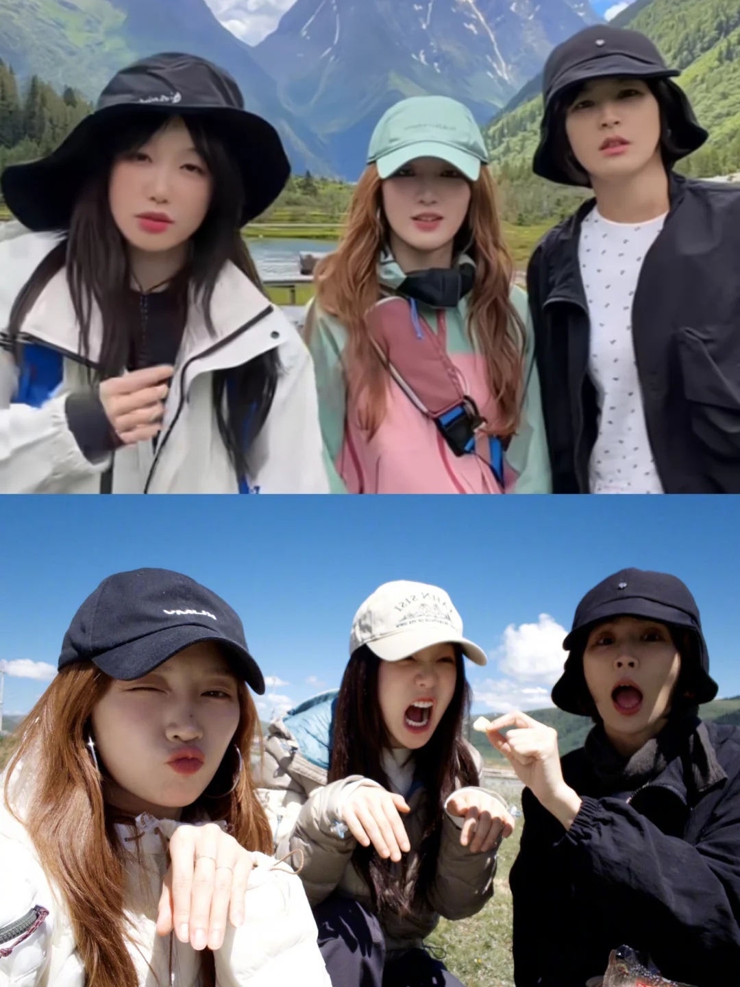 孟佳曾沛慈徐梦洁旅行❗浪姐感情太好了
