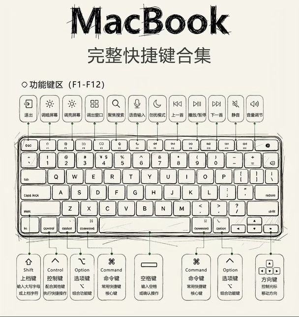 Macbook按键快捷方法