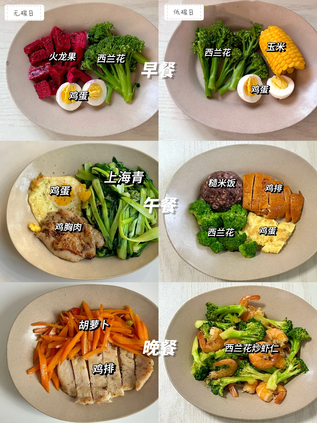 10天减脂餐搭配｜吃对就能瘦