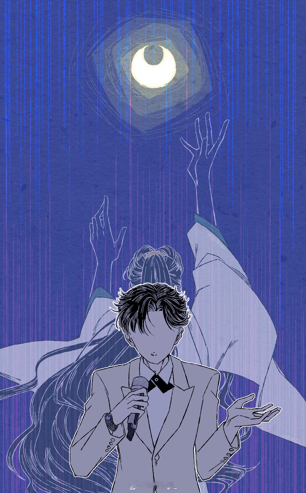 #张若昀[超话]# 找月亮🌙 ​