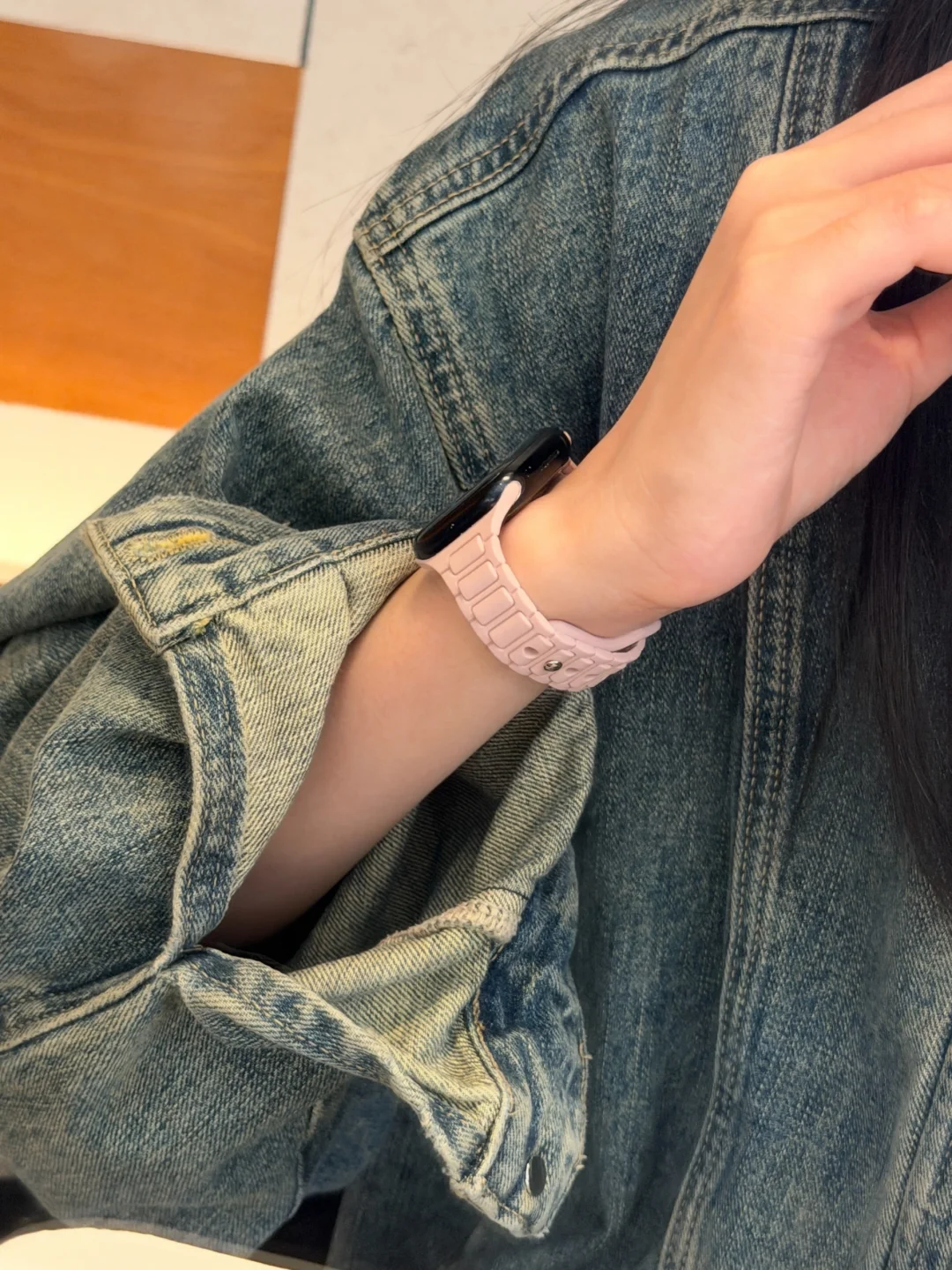 AppleWatch 粉色系运动表带～