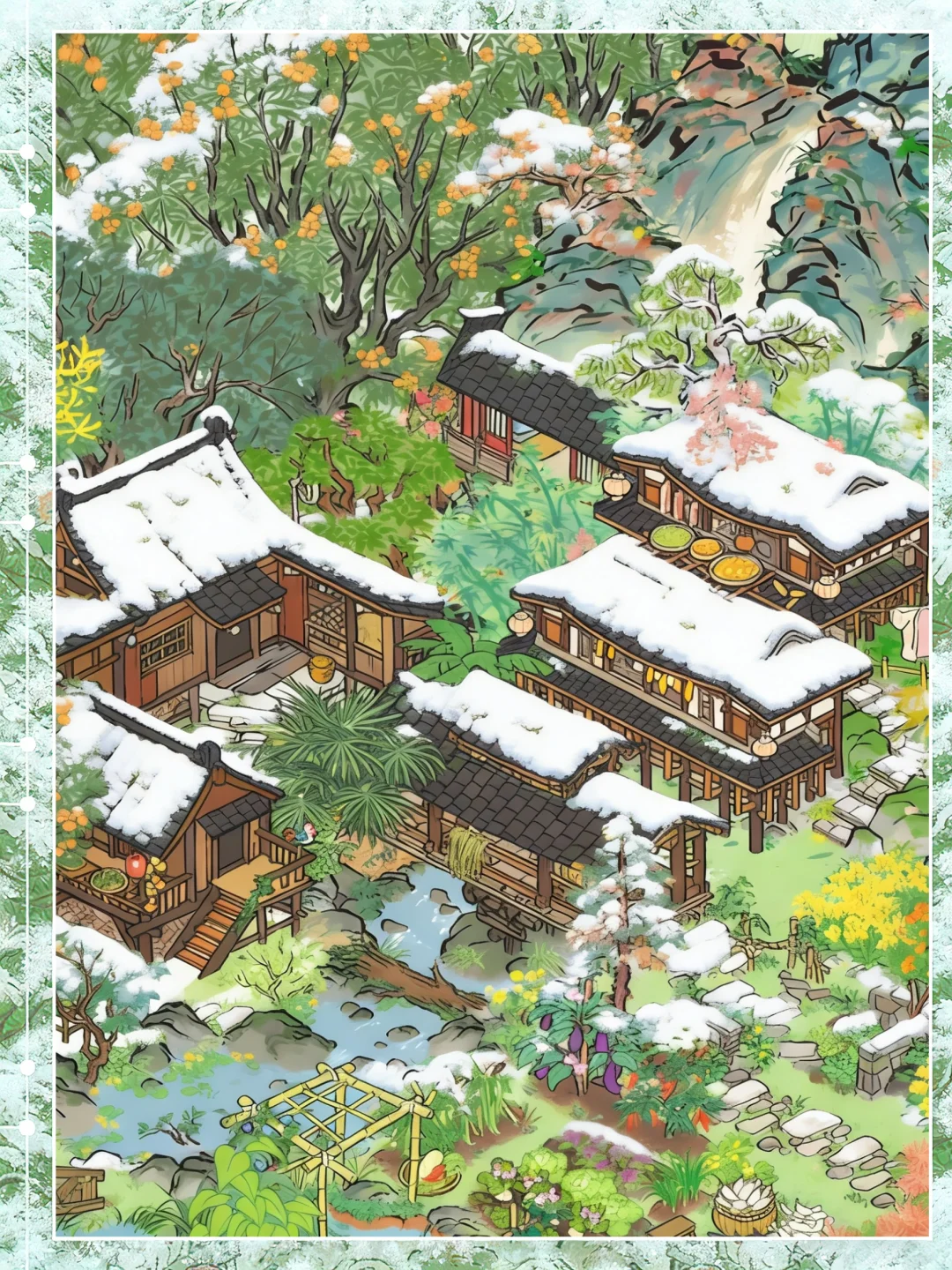 起猛了，我的小破图下雪了❄️☃️