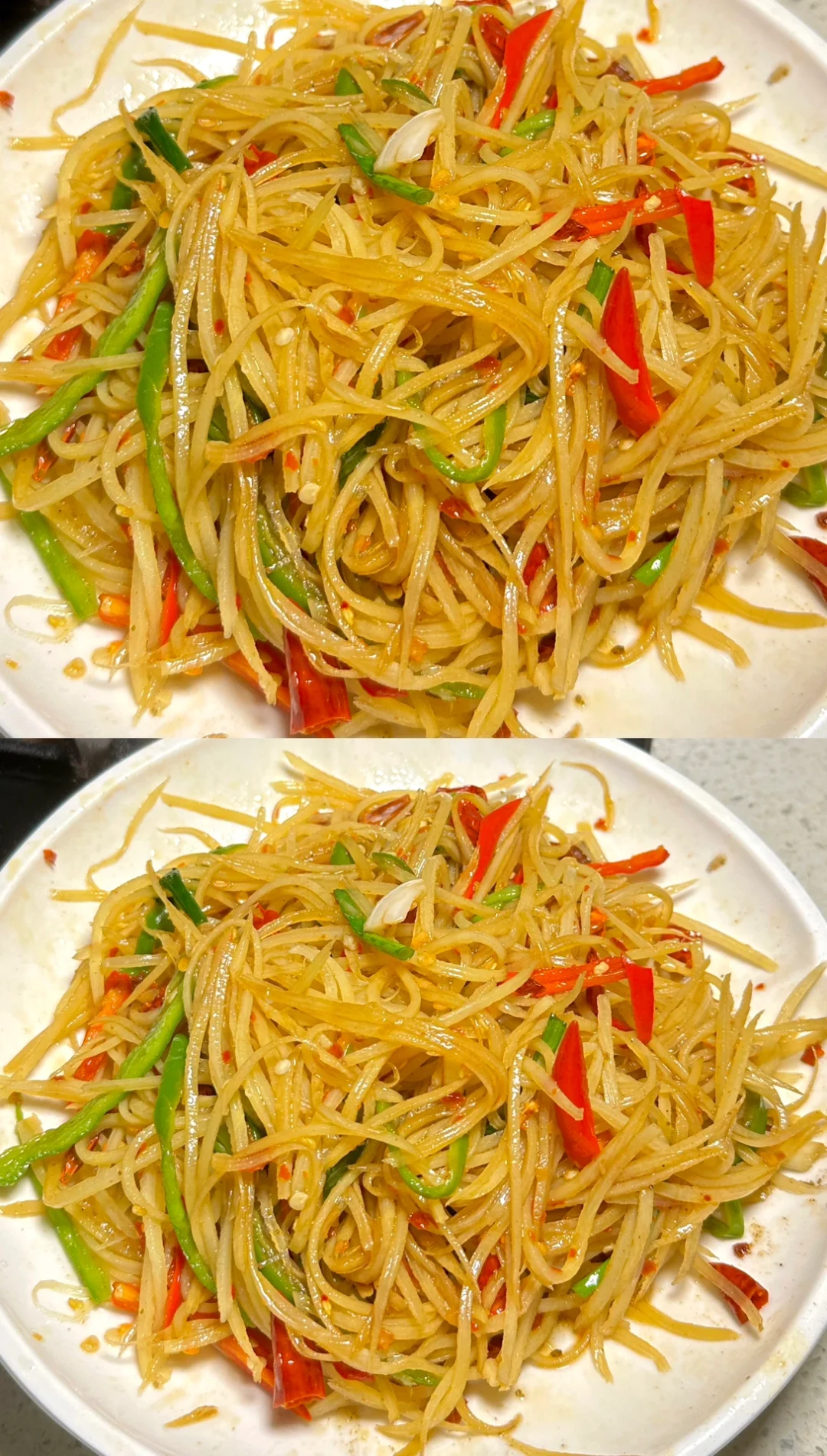 五分钟下饭快手菜｜炝拌土豆丝 太爱土豆了