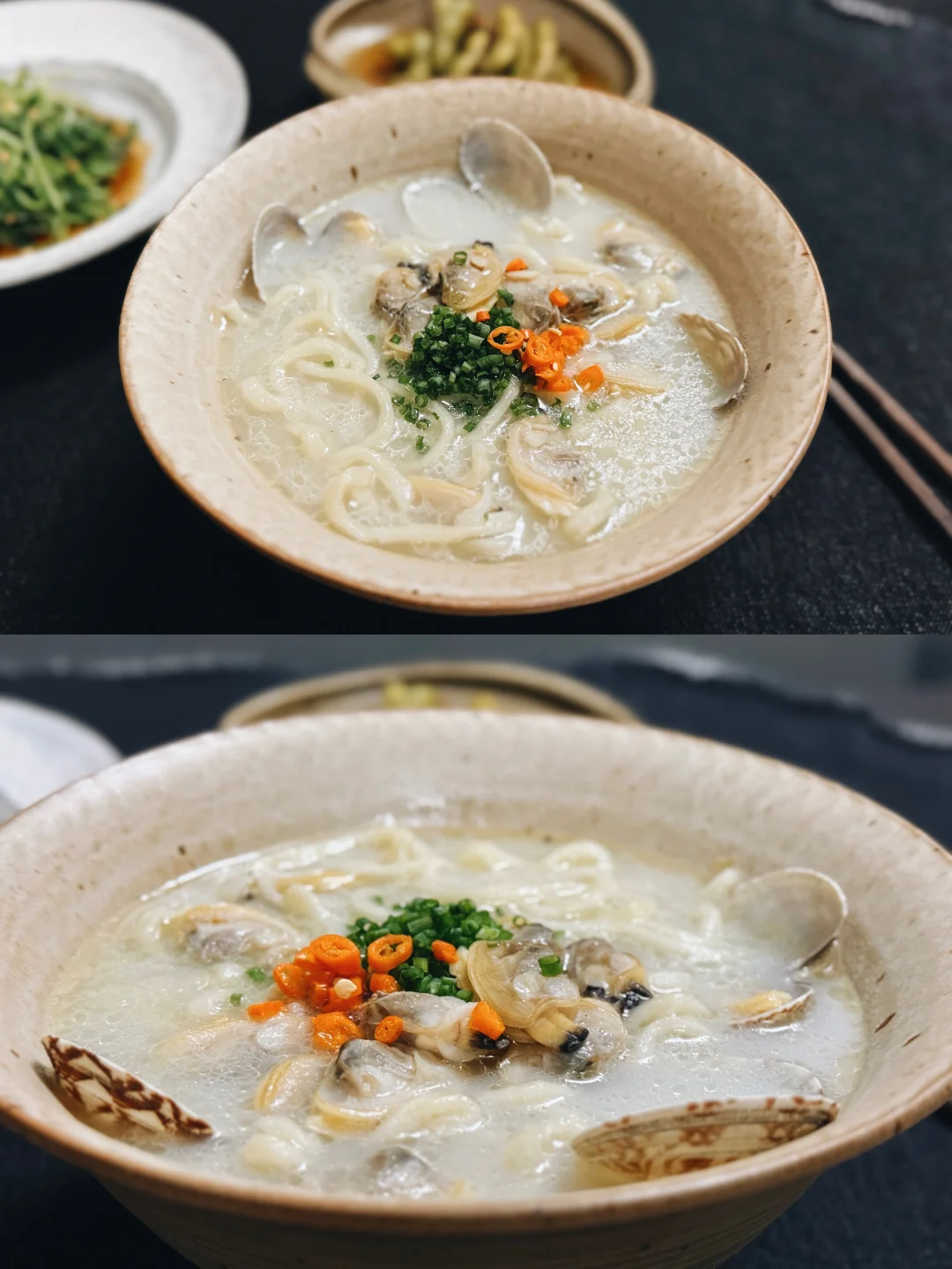 简单吃点🥢｜一碗鲜掉眉毛🉐鲜❗️❗️蛤蜊面🍜