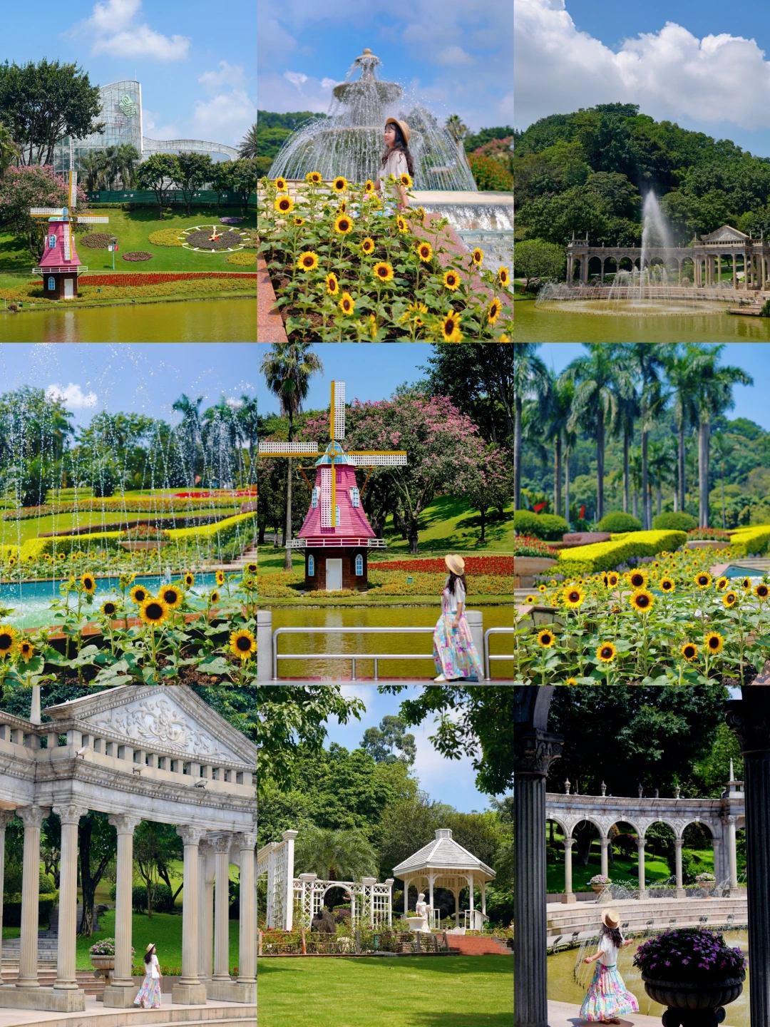 不愧是广州莫奈花园！向日葵开了美到犯规