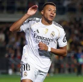 今日，姆巴佩迎来了他代表皇马出战的第100场里程碑之战。