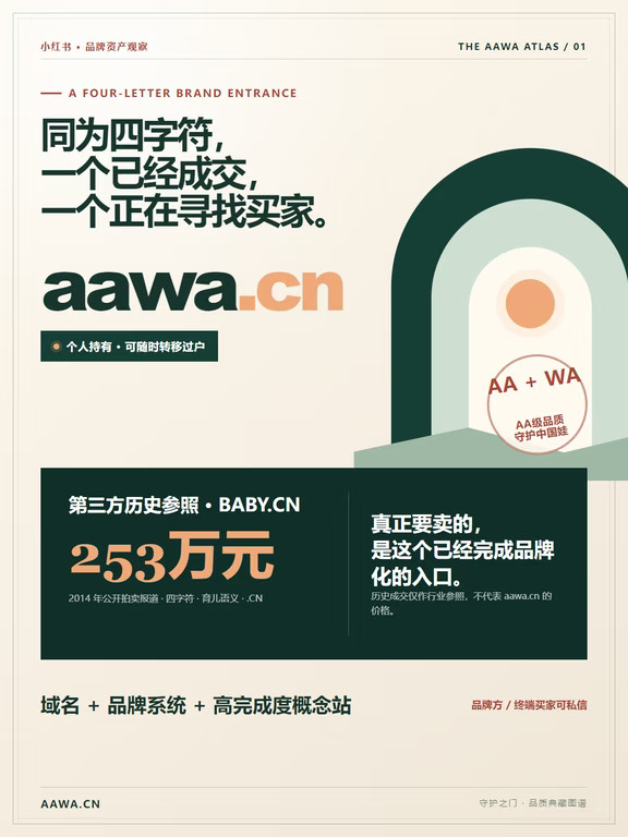 如果要做高端母婴品牌，我会先看这个四字符