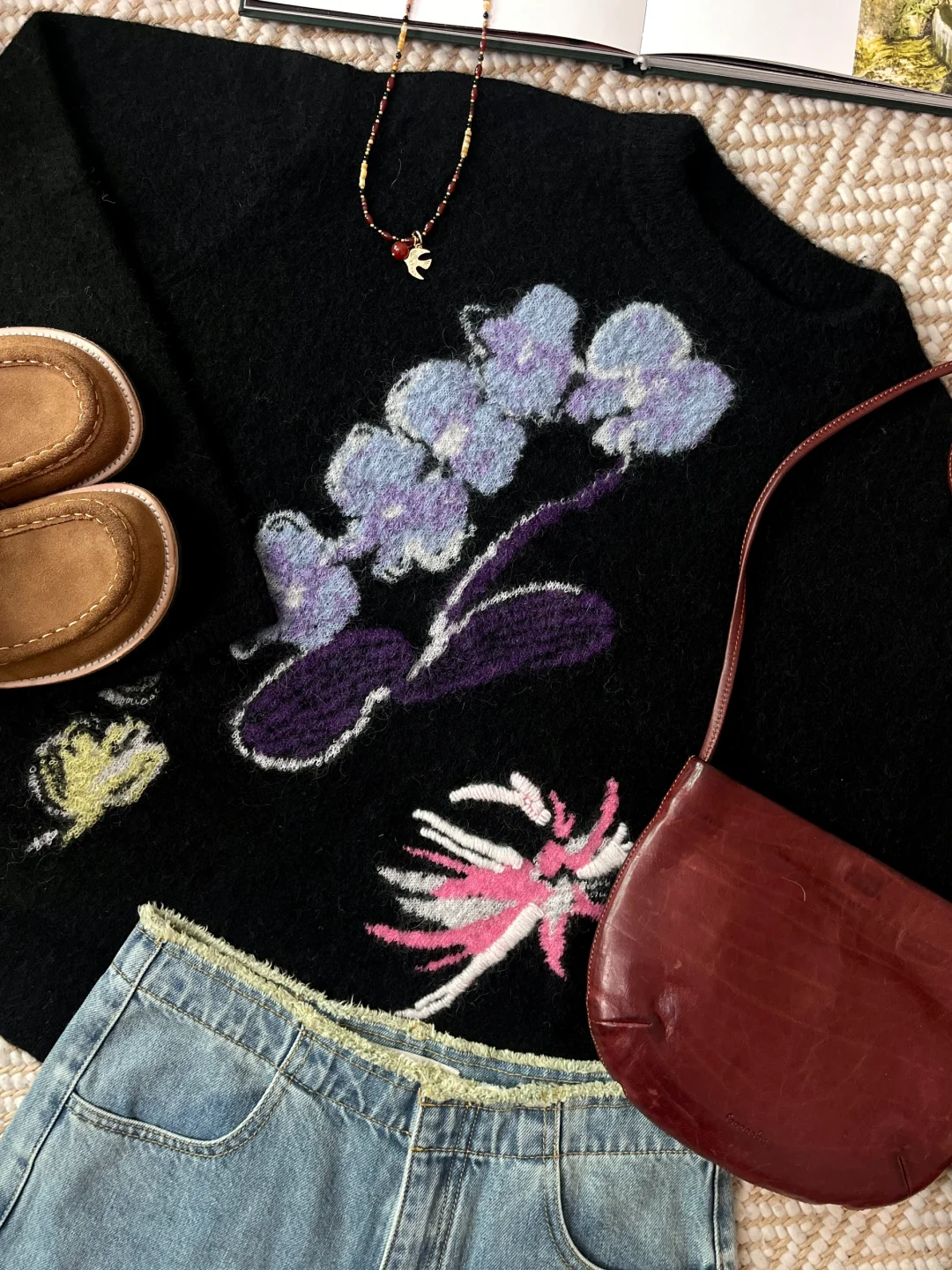 时髦小姨这样穿🥂｜12套针织毛衣合集