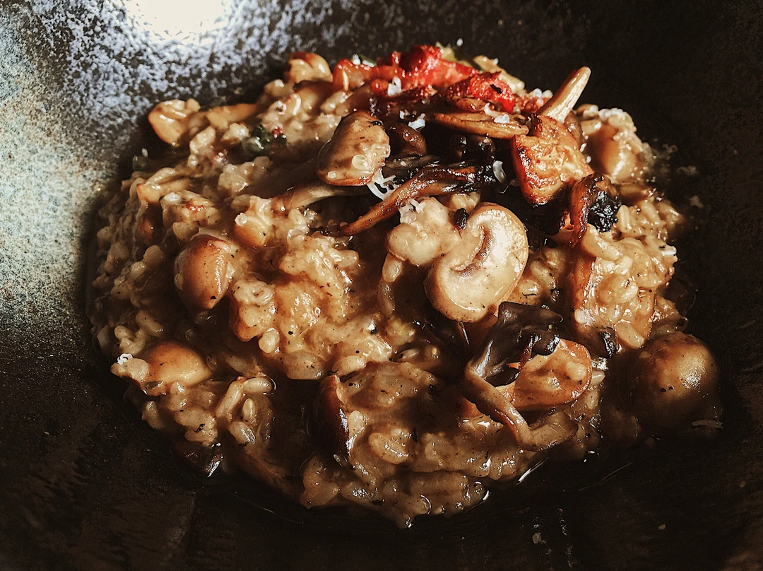 周一☁️｜【意式菌菇炖饭➕南瓜咸味浓汤】brunch