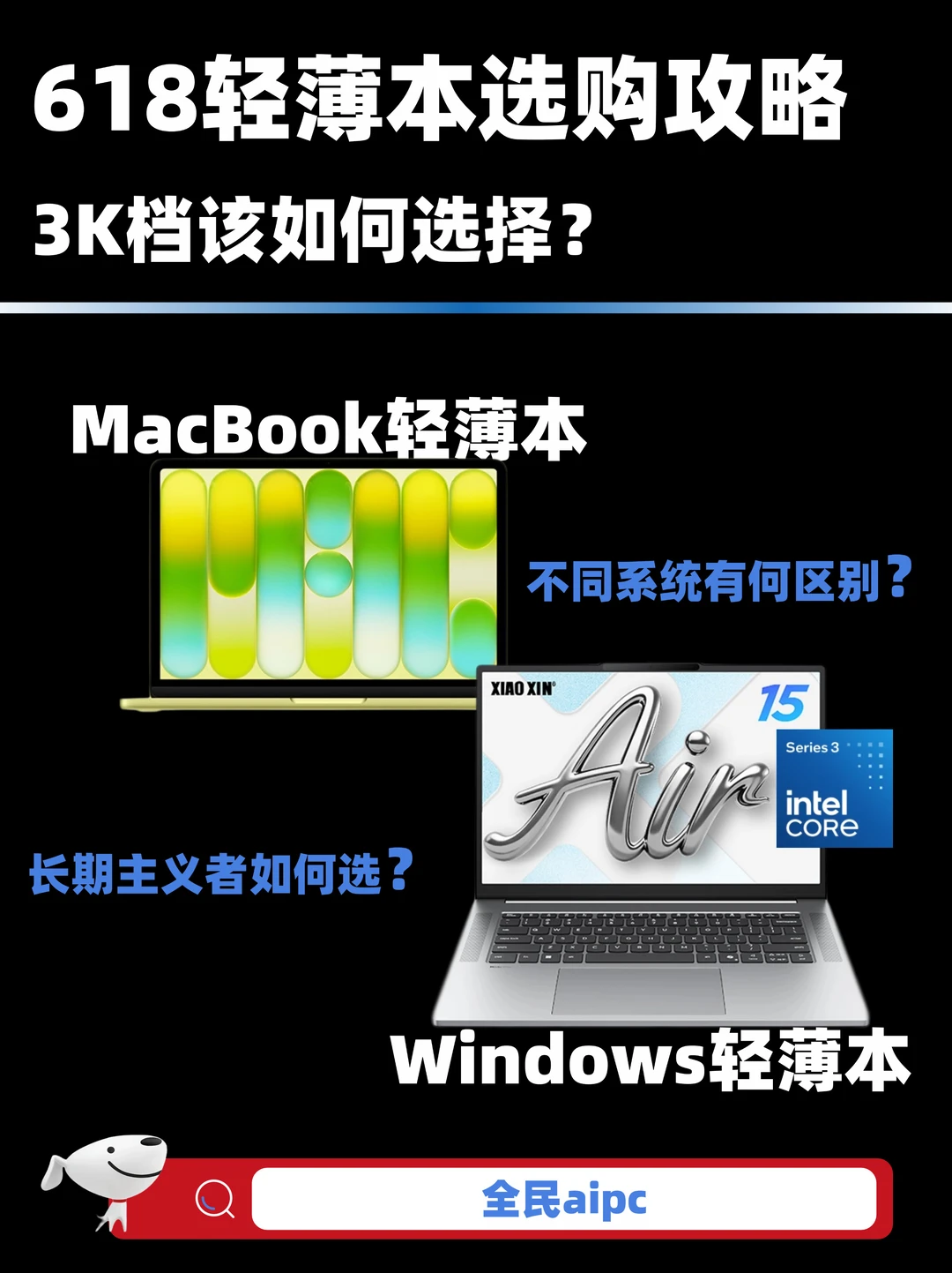 Mac or Windows11轻薄本如何抉择❓618攻略