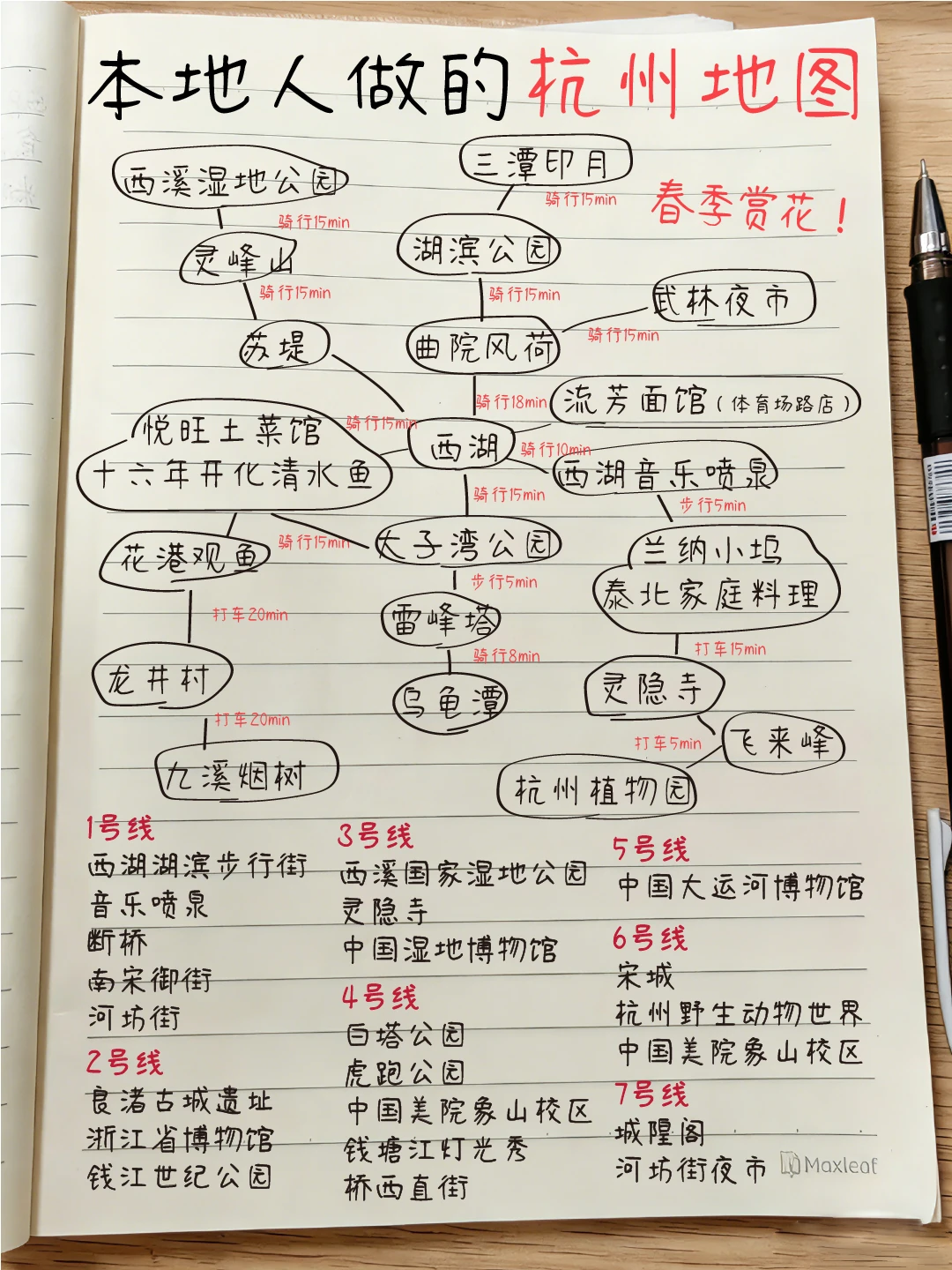 P人穷游杭州3日攻略（含春日追花路线🌸）