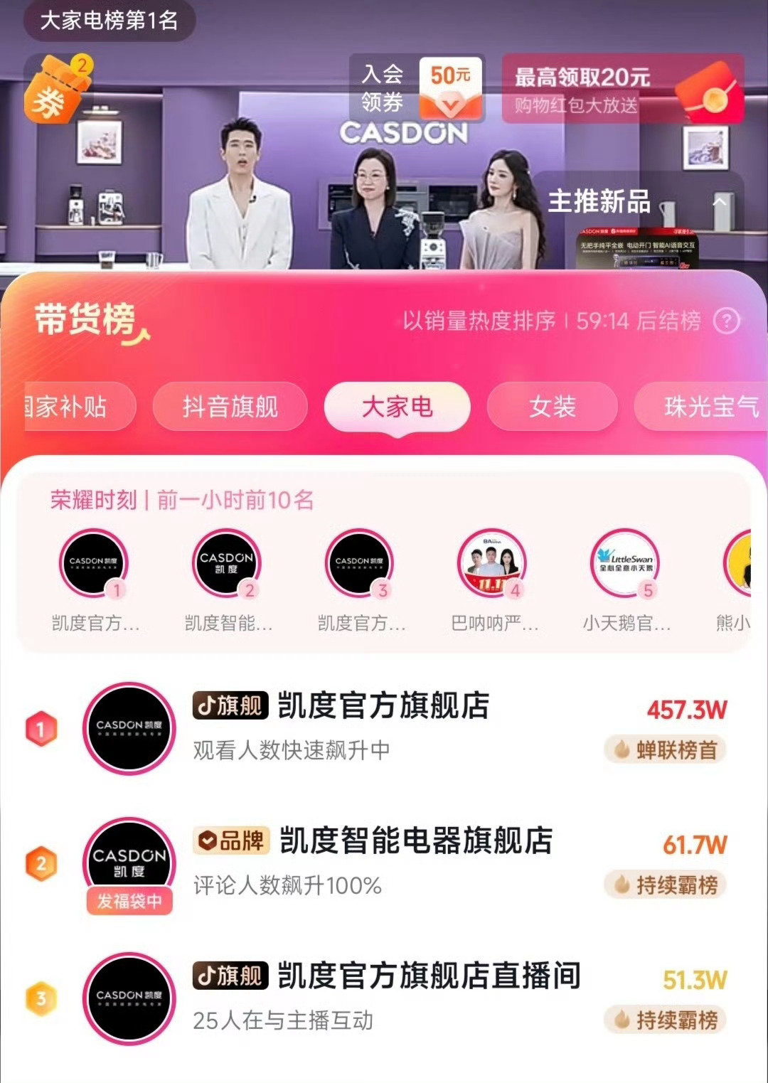 又是第一，如果是杨幂的话，那正常了[么么哒] ​