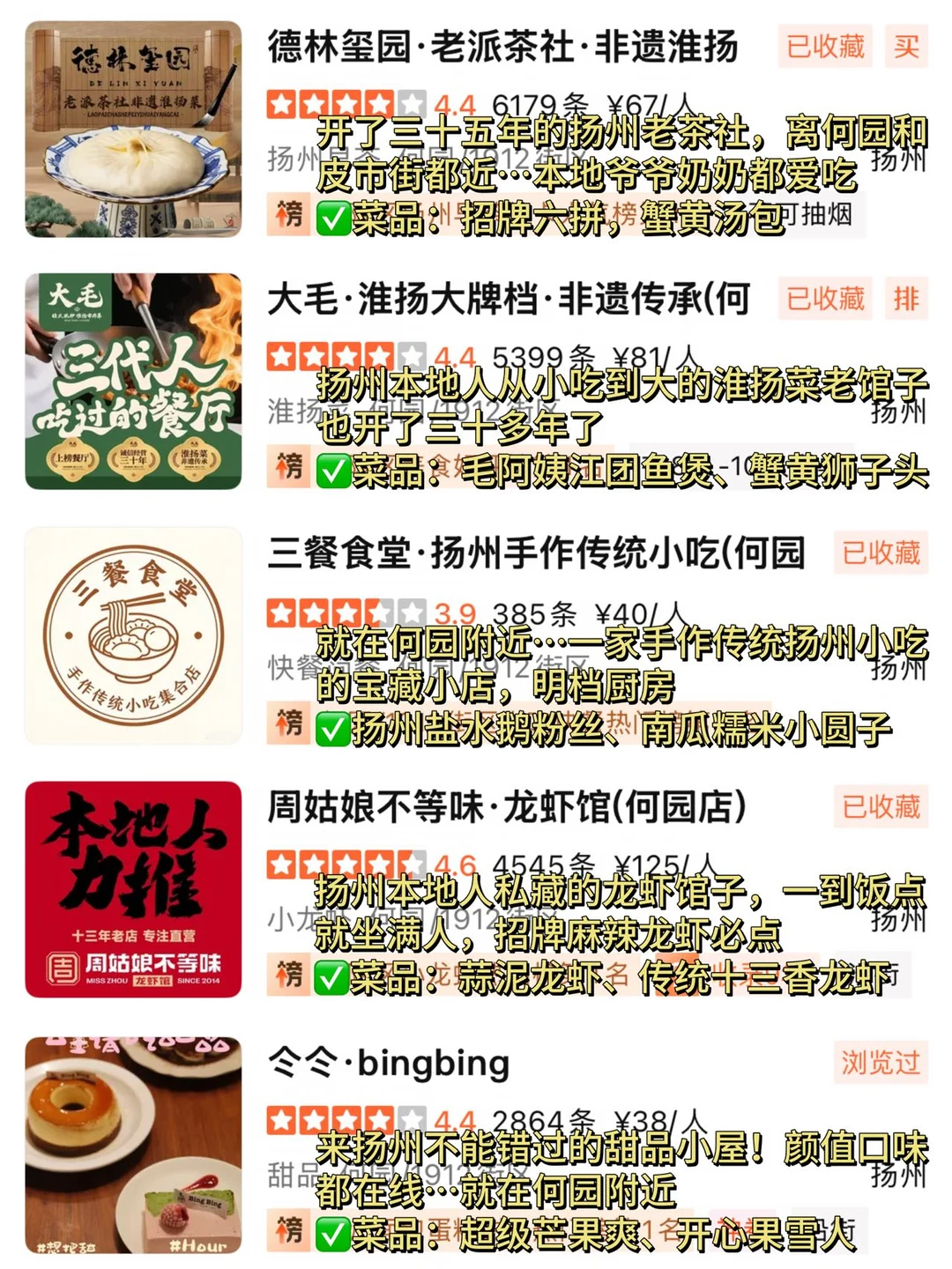 来扬州旅游吃什么‼️值得N刷的美食…