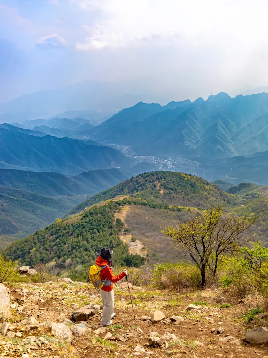 京郊1h🚗小众山脊徒步⛰️6.5km「三峰」小环线
