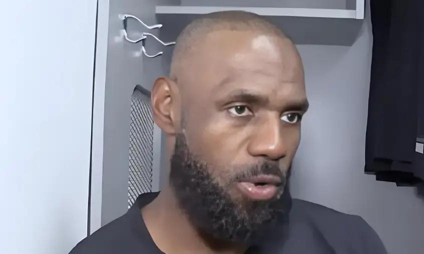 湖人今天还是输了，可詹姆斯赛后最火大的，根本不是这场球本身 他盯着裁判...