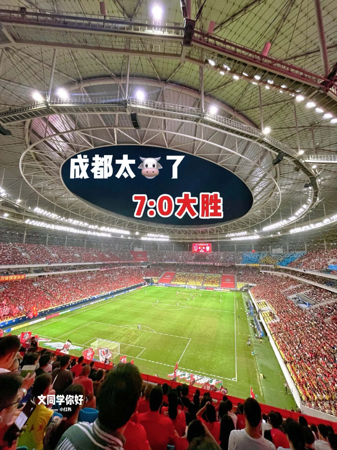 2张门票作废⚽️成都看球已经next level 了！