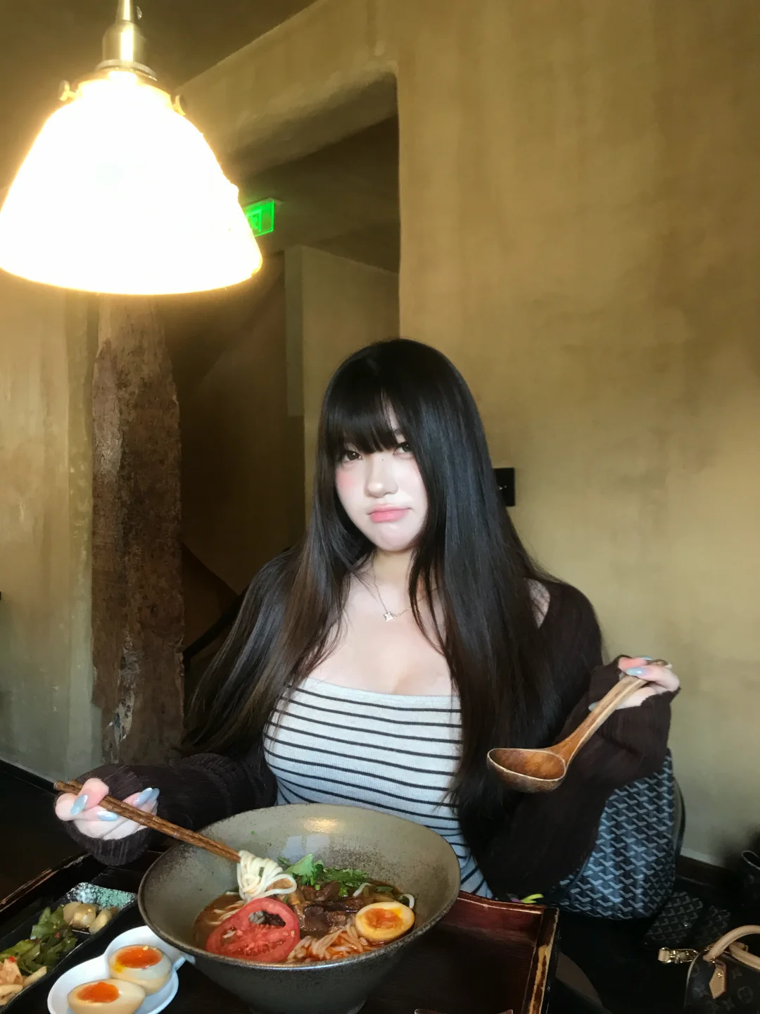 🍜吃了风很大的潜川面屋～
