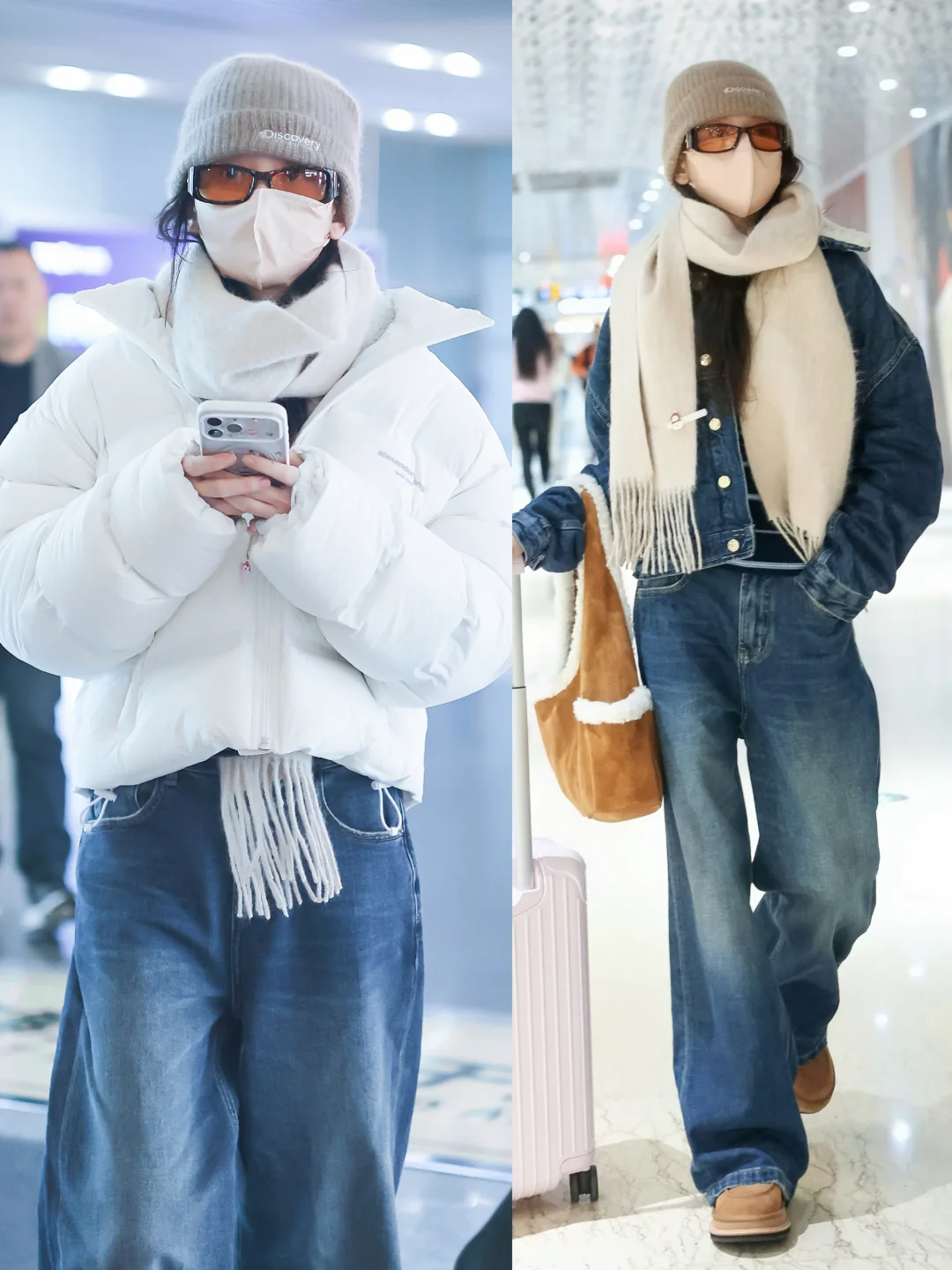 宋祖儿机场，祖鹅衣品真是太好啦