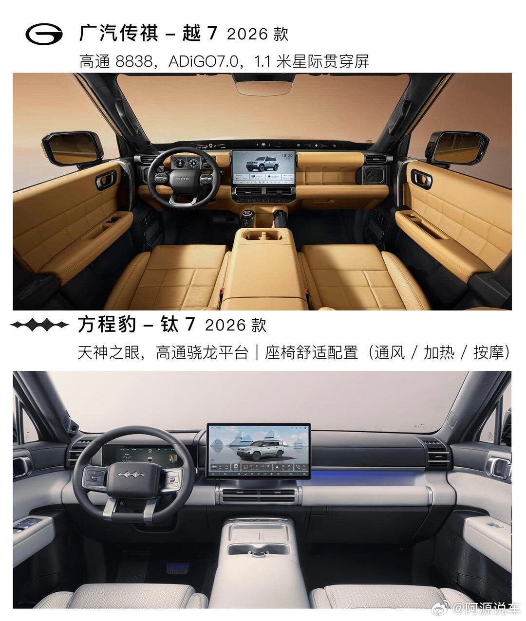 钛7火了
越7来了
但事情不是这样的
越7的对手并不是钛7
定位是不一样的
钛7的定位是轻度越野+大空间玩乐属性
越7的定位是硬核越野 ​