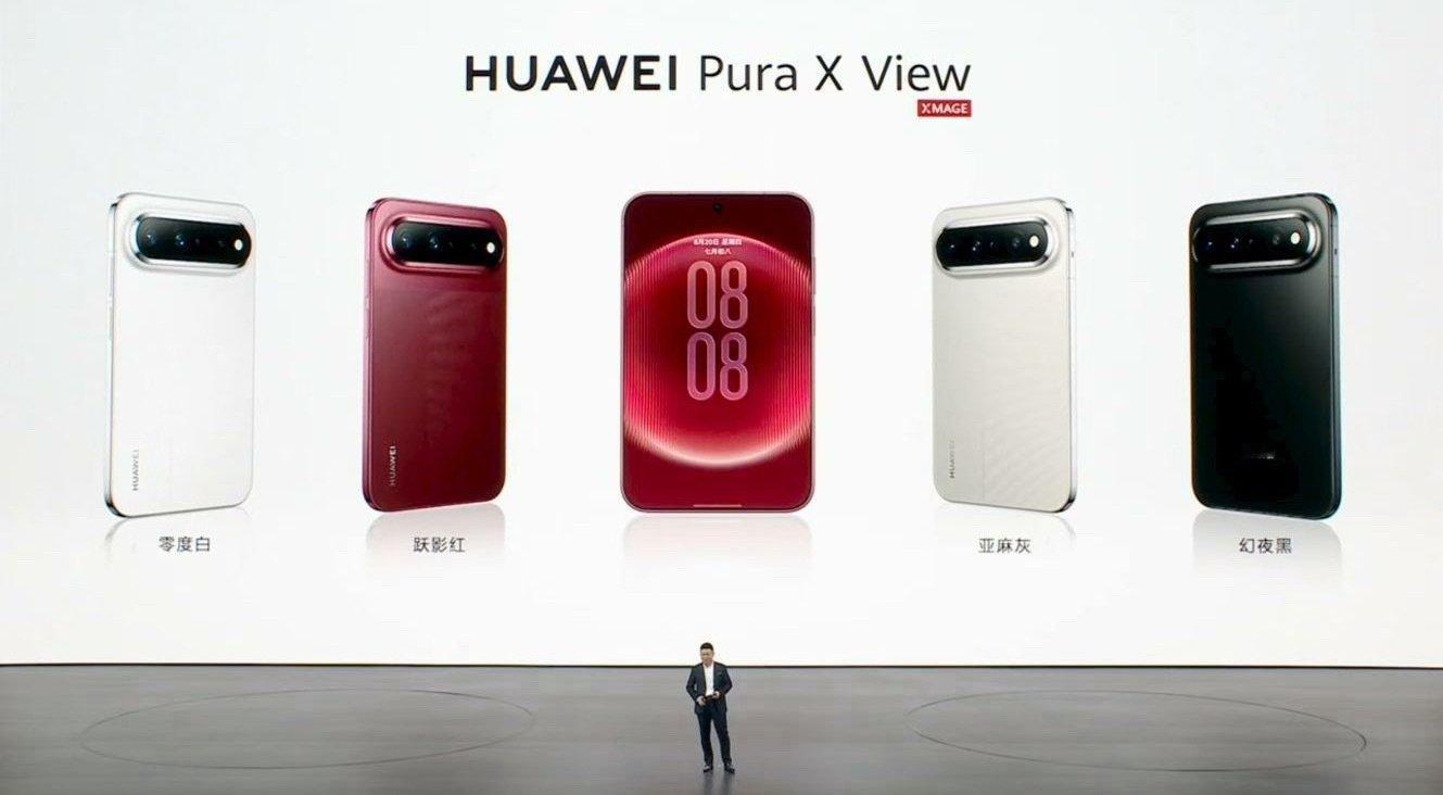 #华为PuraXView# 
当别人在学着华为做阔折叠的时候
华为新形态阔直板也来了[二哈]
而且是首发鸿蒙7！ ​