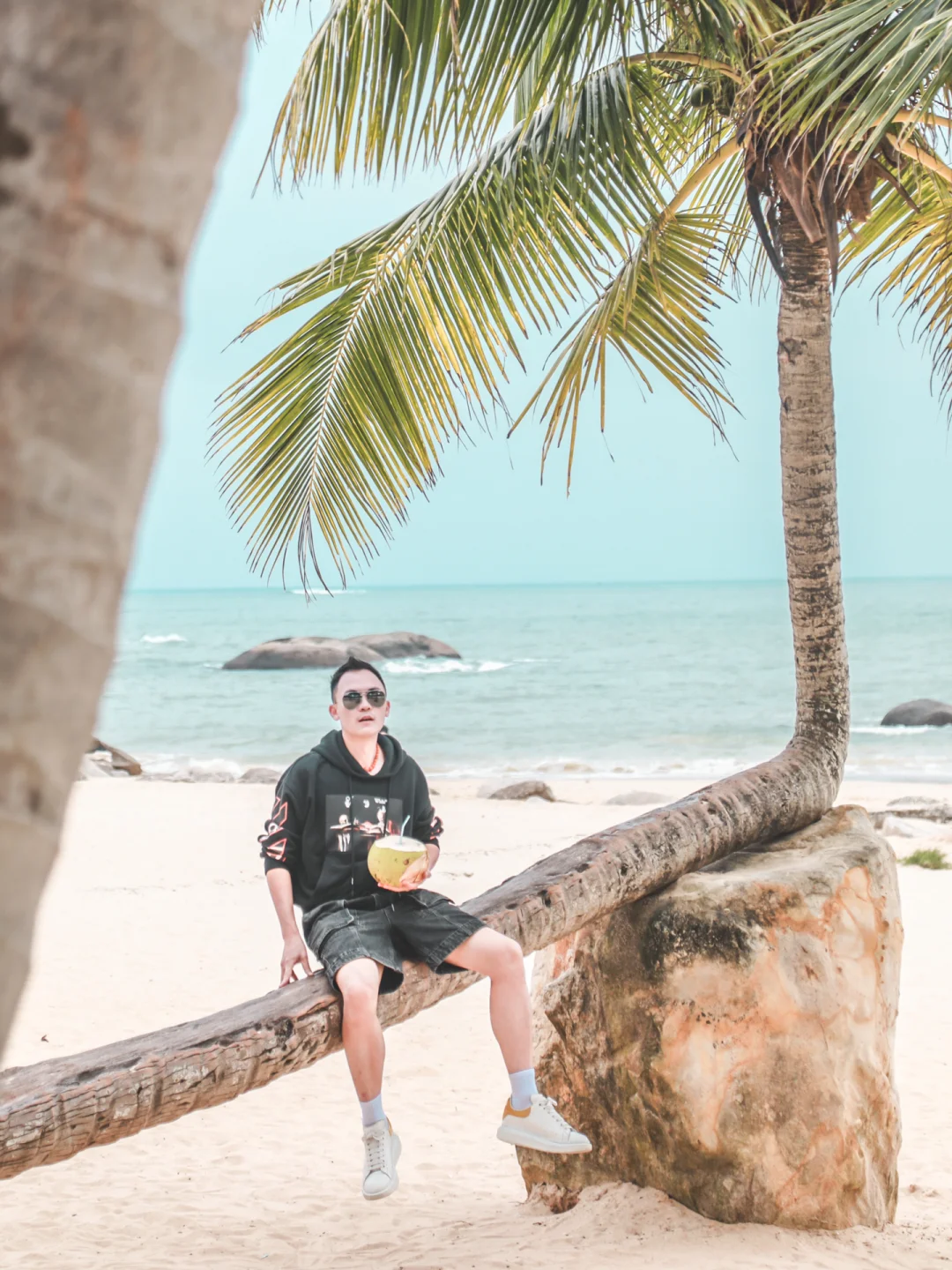 海南文昌，遇见这么漂亮的沙滩！真的来对了！