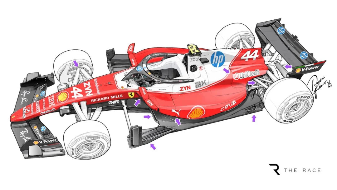法拉利车队正准备在F1美国🇺🇸大奖赛，推出2026年第四个也是最重要的空气动